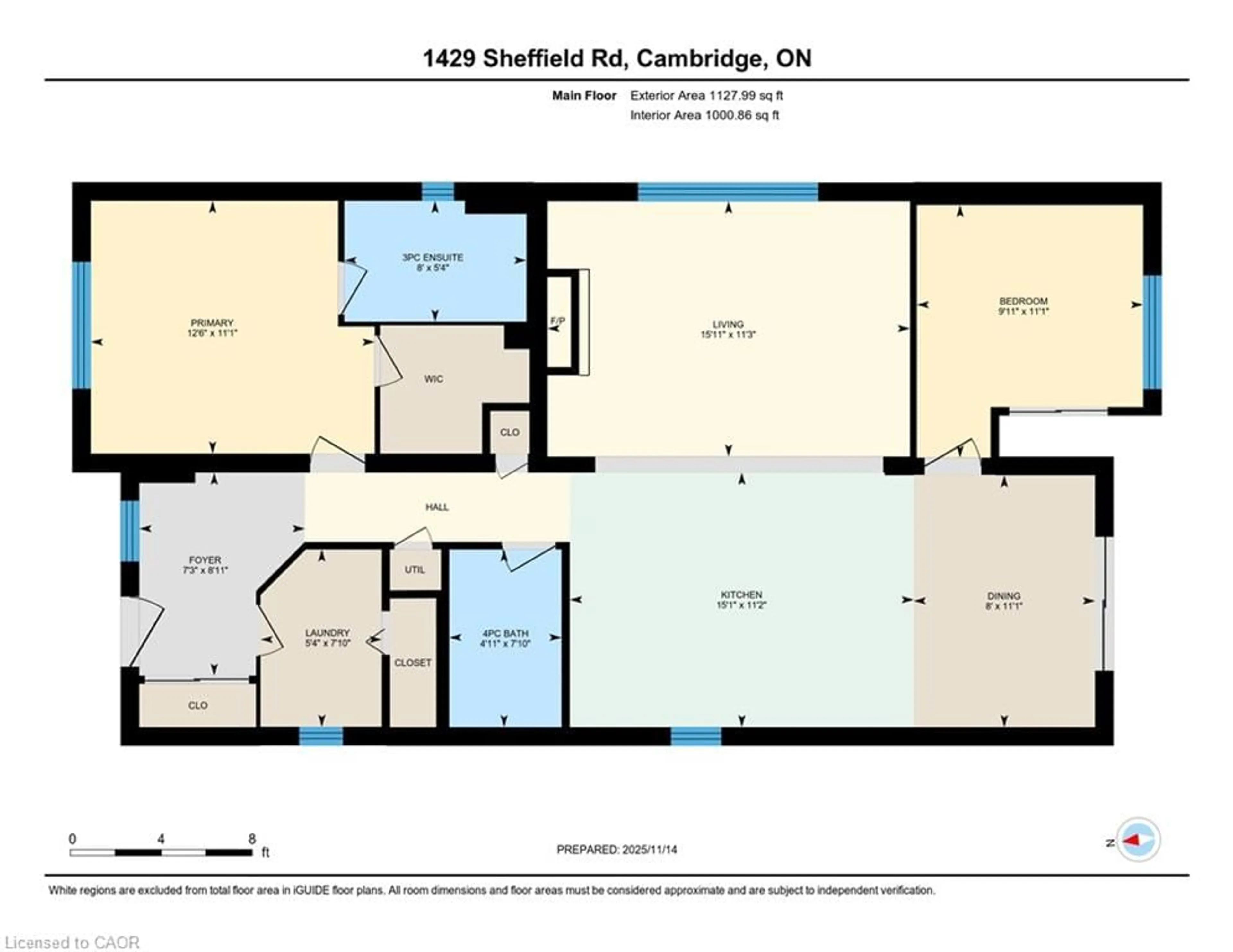 Floor plan for 1429 Sheffield Rd #16, Flamborough Ontario N1R 8B2