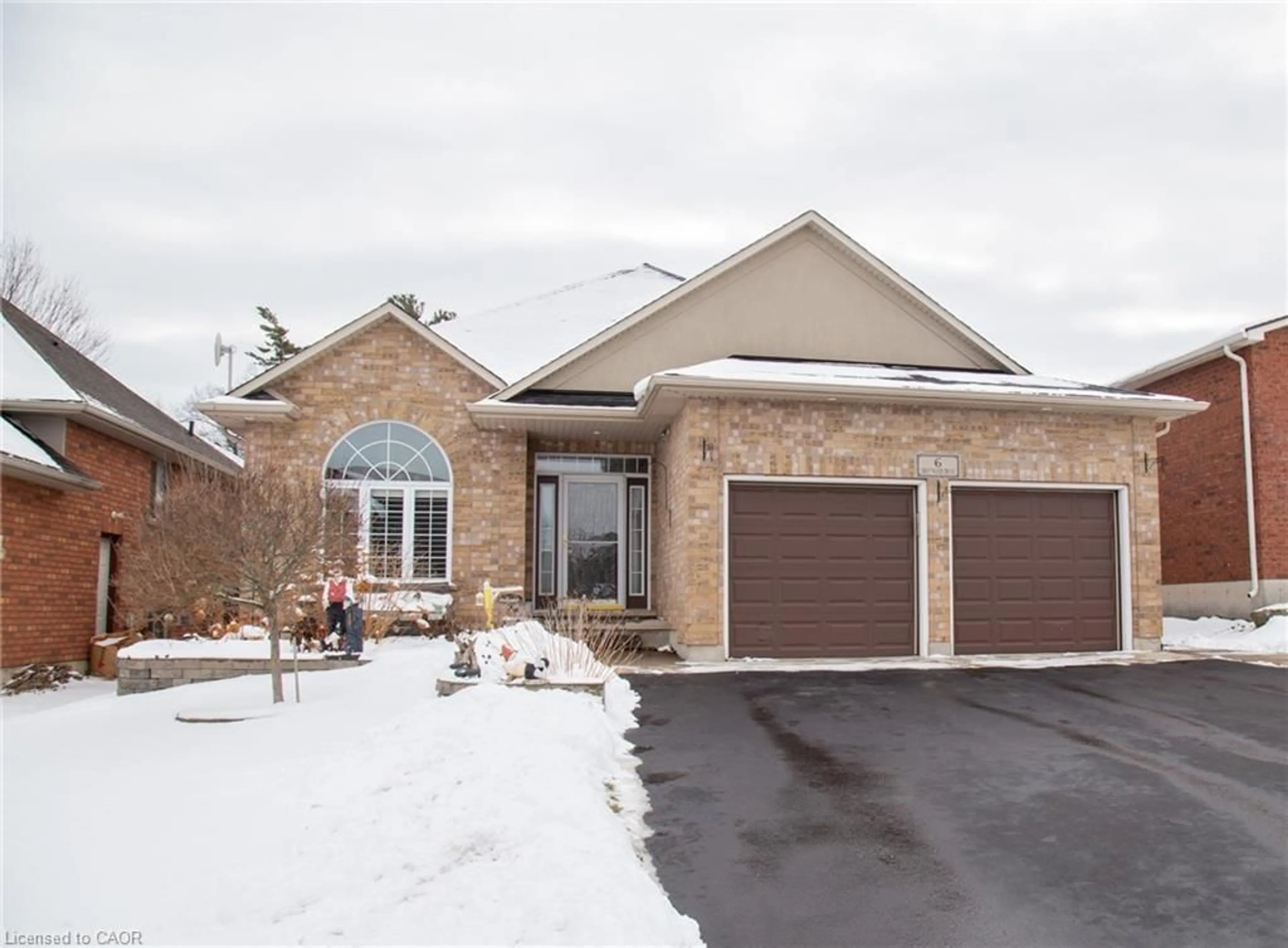 Home with brick exterior material, street for 6 Driftwood Dr, Simcoe Ontario N3Y 5N1