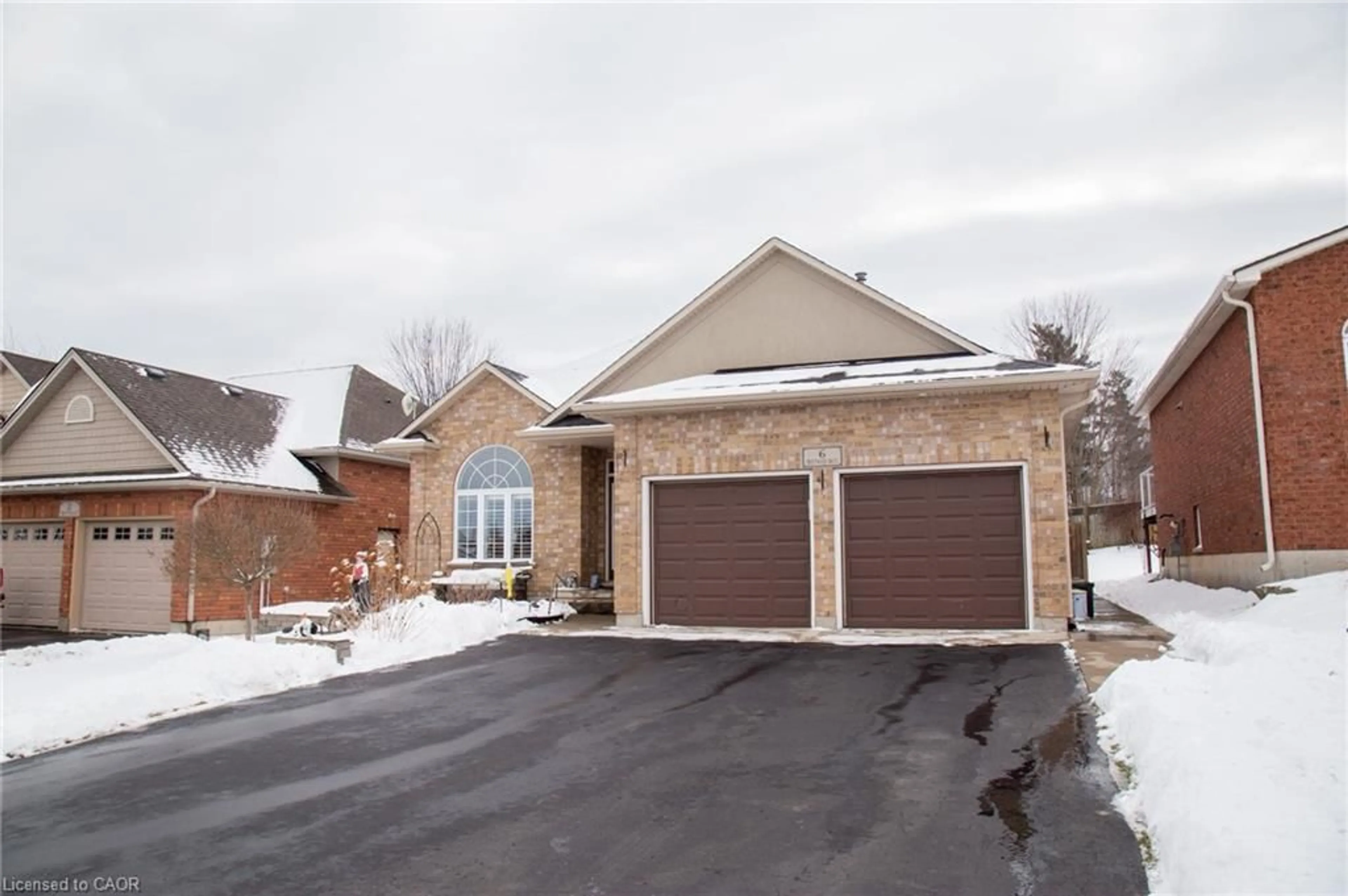 Home with brick exterior material, street for 6 Driftwood Dr, Simcoe Ontario N3Y 5N1