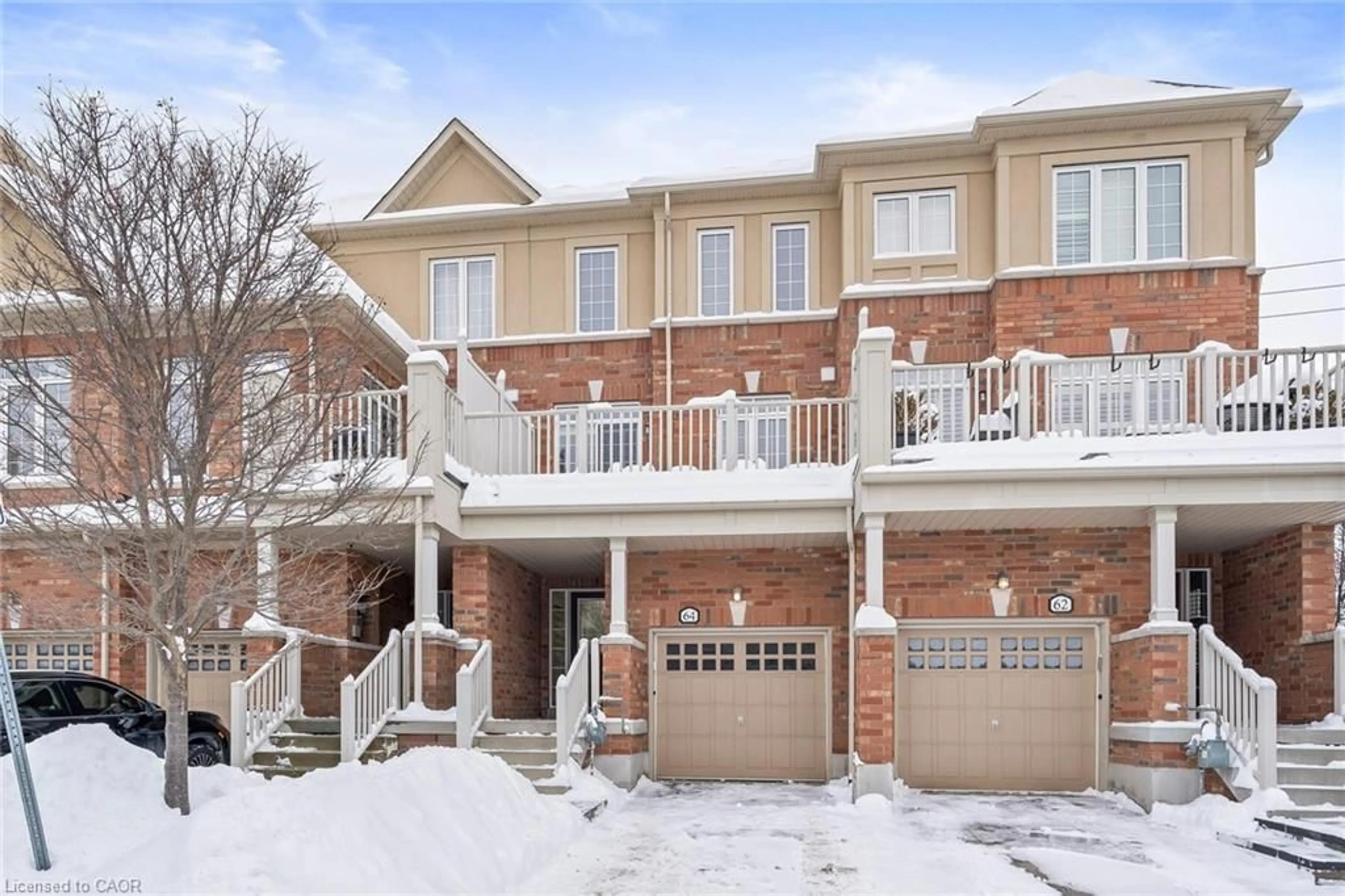 Home with brick exterior material, street for 64 Batiste Trail, Georgetown Ontario L7G 0H2
