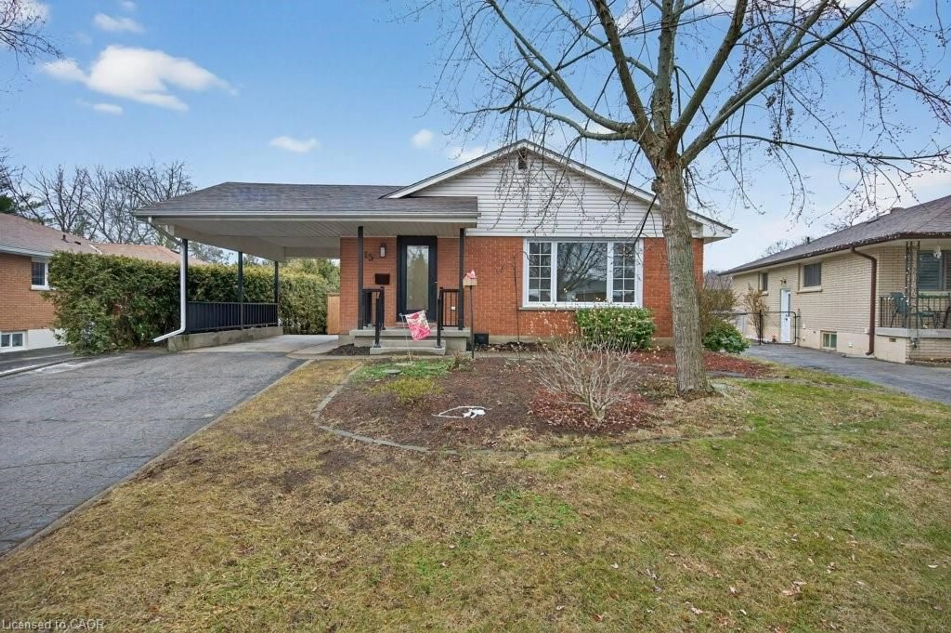 Home with brick exterior material, street for 15 Marshall St, Brantford Ontario N3R 3C8