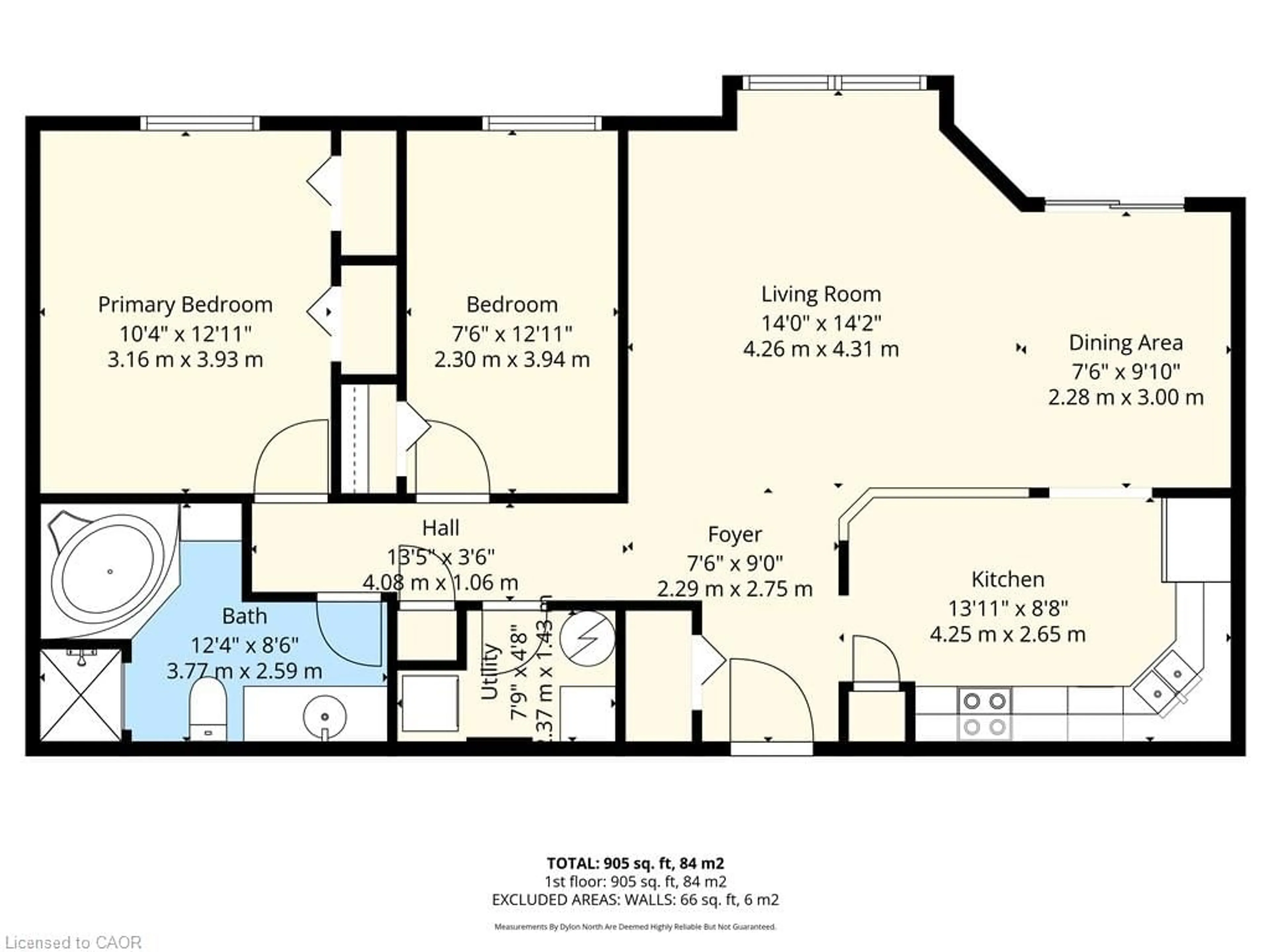 Floor plan for 1061 Vansickle Rd #303B, St. Catharines Ontario L2M 2X4
