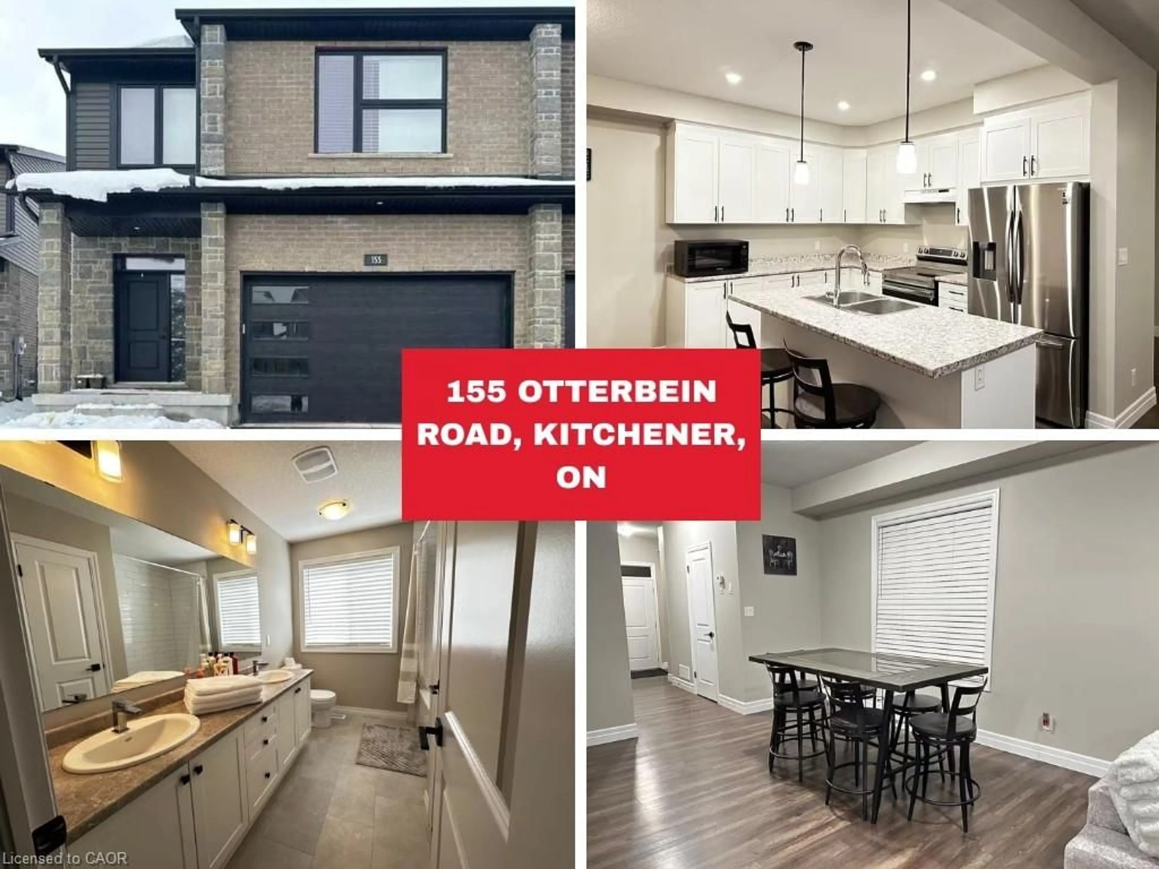 Open concept kitchen, unknown for 155 Otterbein Rd, Kitchener Ontario N2A 0A8