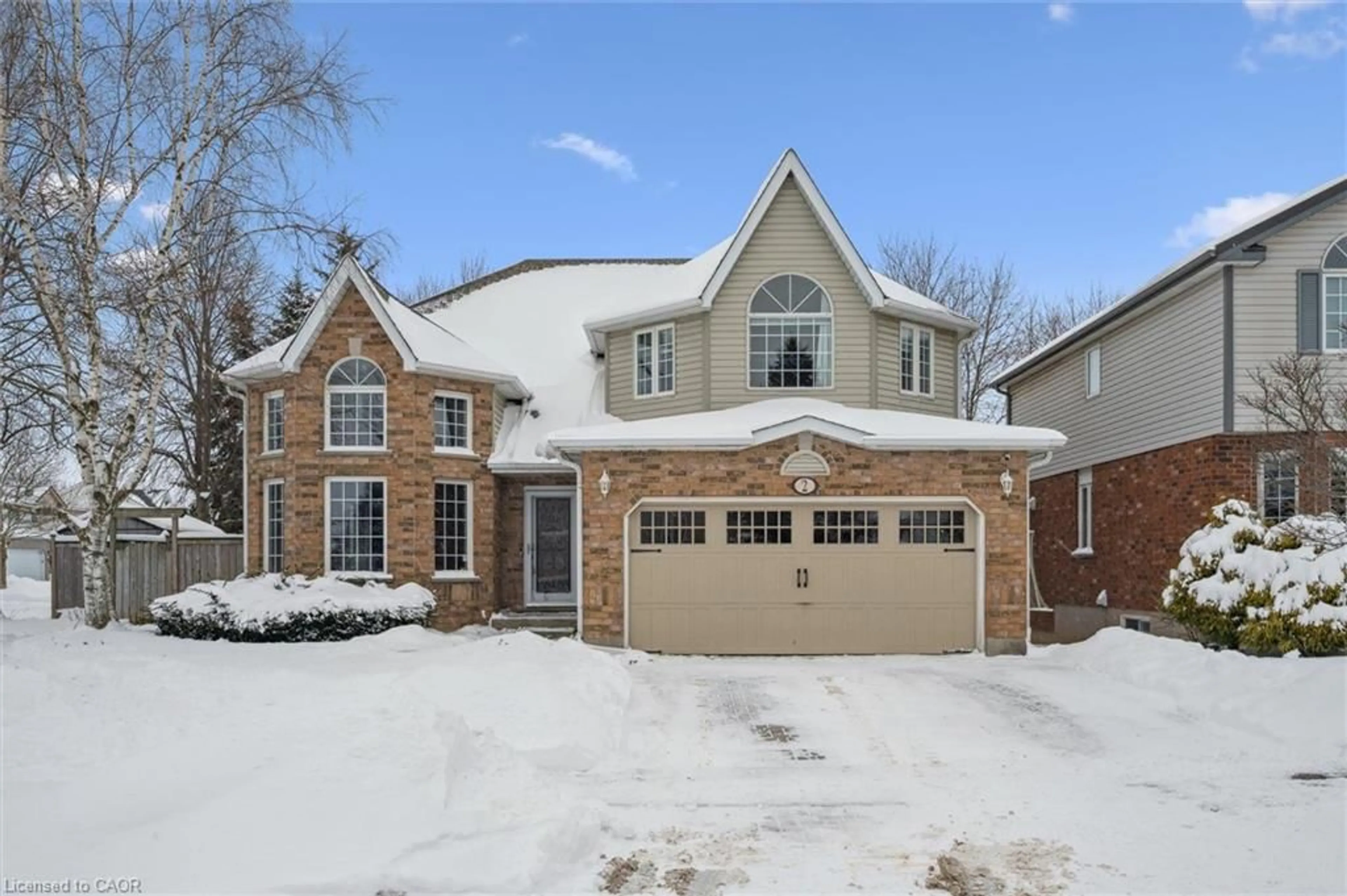 Home with brick exterior material, street for 2 Oakridge Cres, Guelph Ontario N1L 1J1