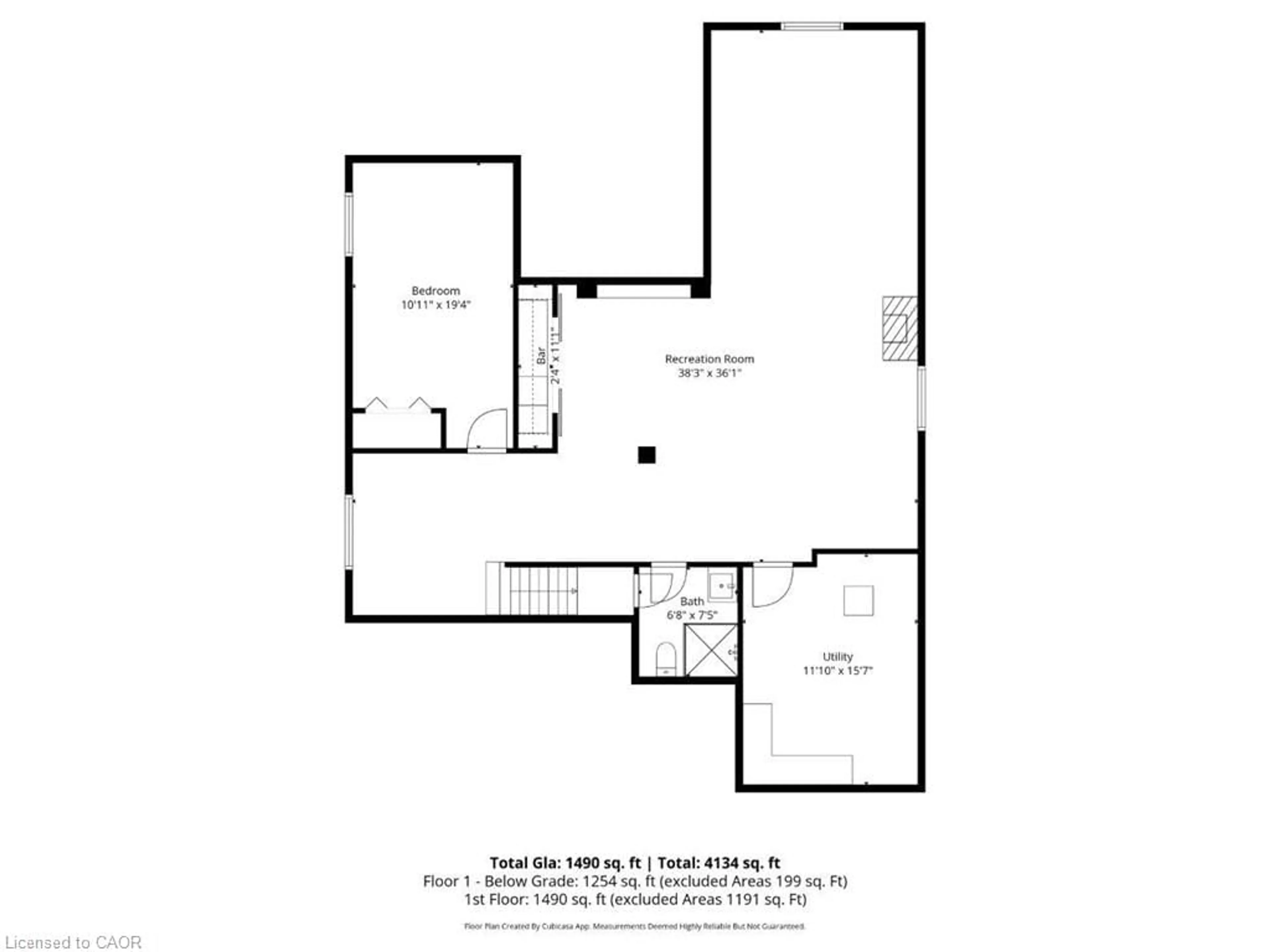 Floor plan for 54 Tan Ave, Waterford Ontario N0E 1Y0