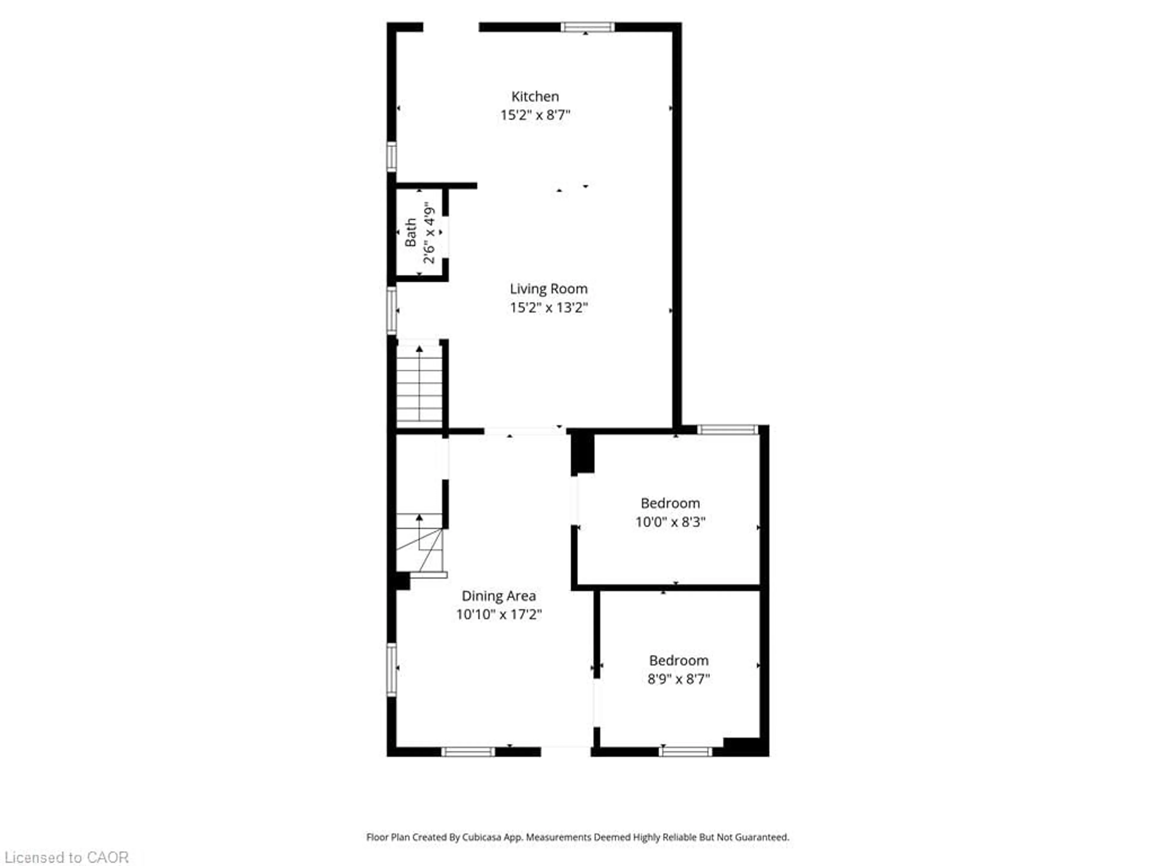 Floor plan for 199 Barton St, Hamilton Ontario L8R 2H3
