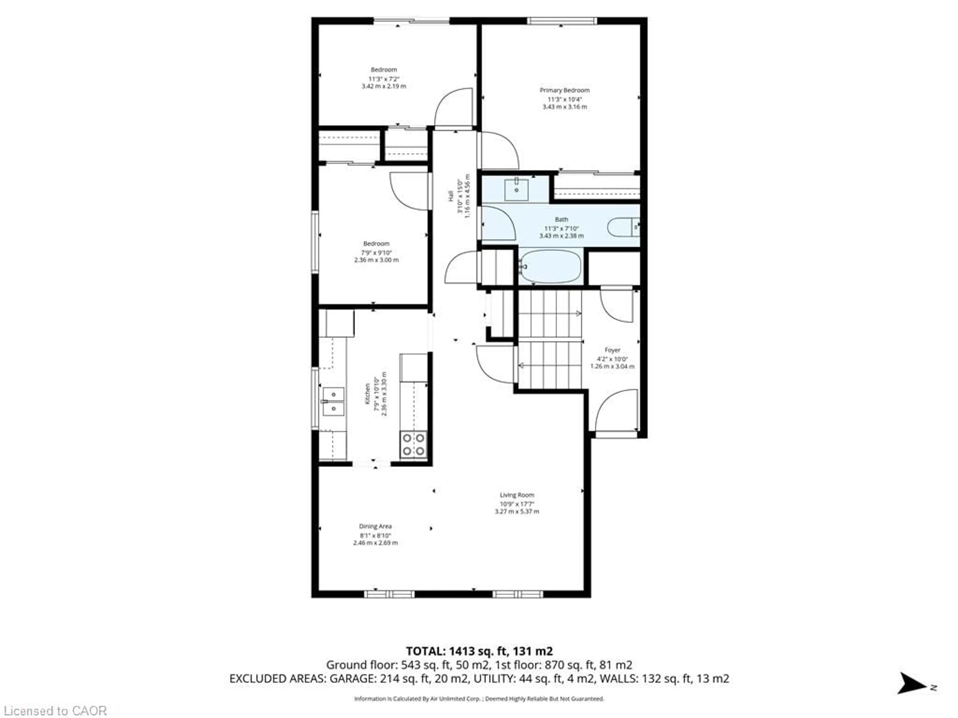 Floor plan for 5 Equestrian Crt, Brantford Ontario N3P 1H1