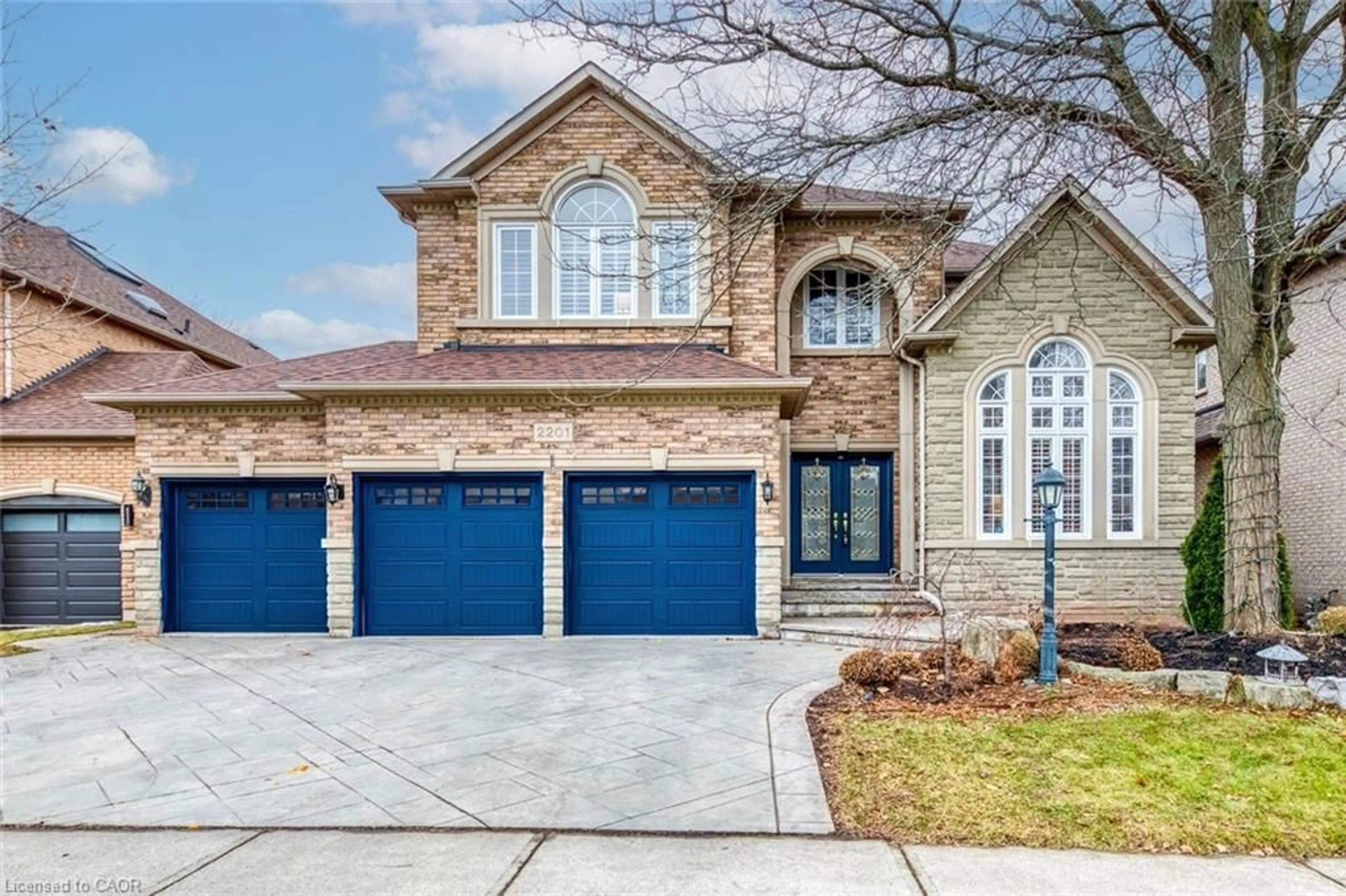 Home with brick exterior material, street for 2201 Galloway Dr, Oakville Ontario L6H 5M1