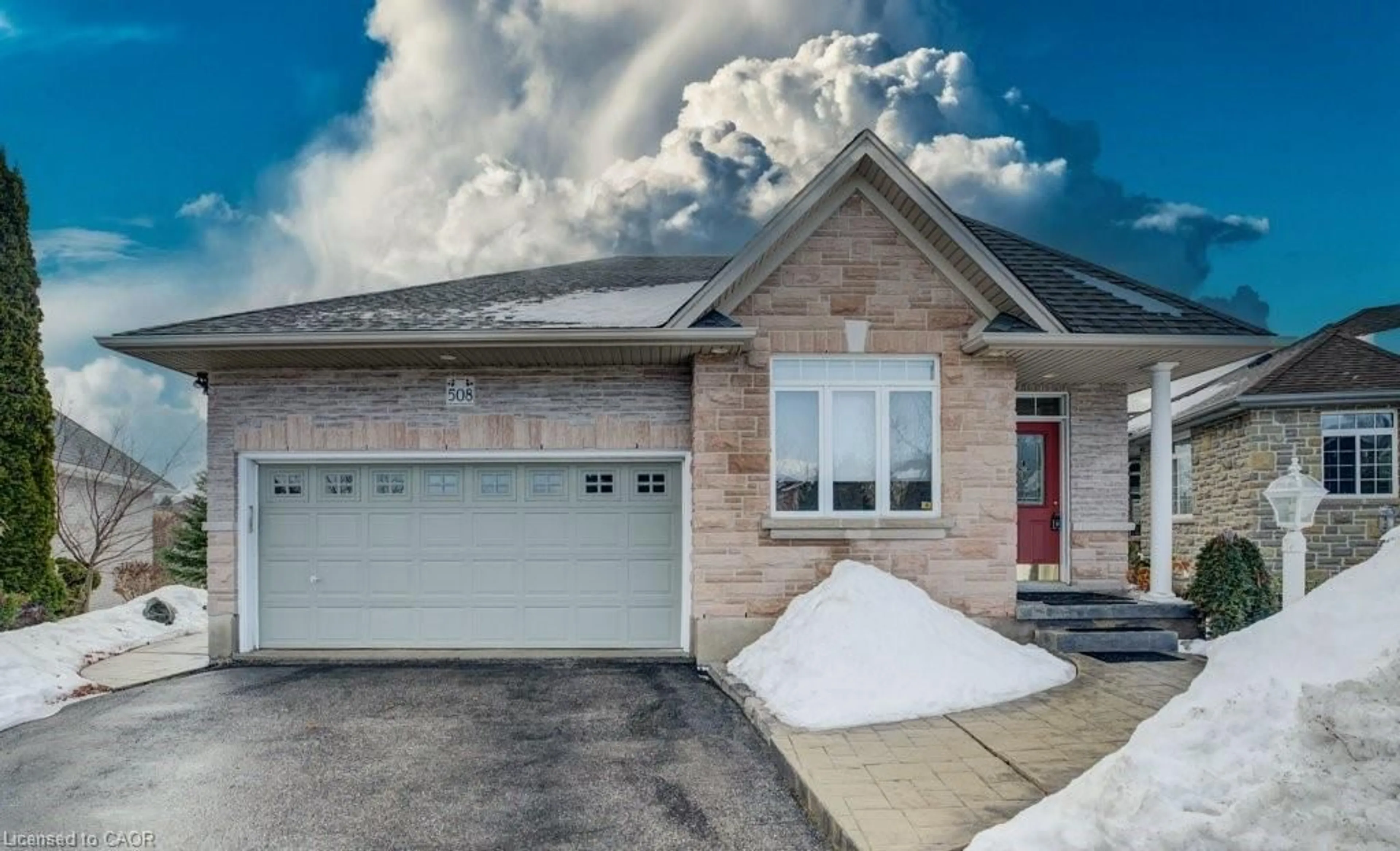 Home with brick exterior material, street for 508 Rheinland Pl, Waterloo Ontario N2V 2M9