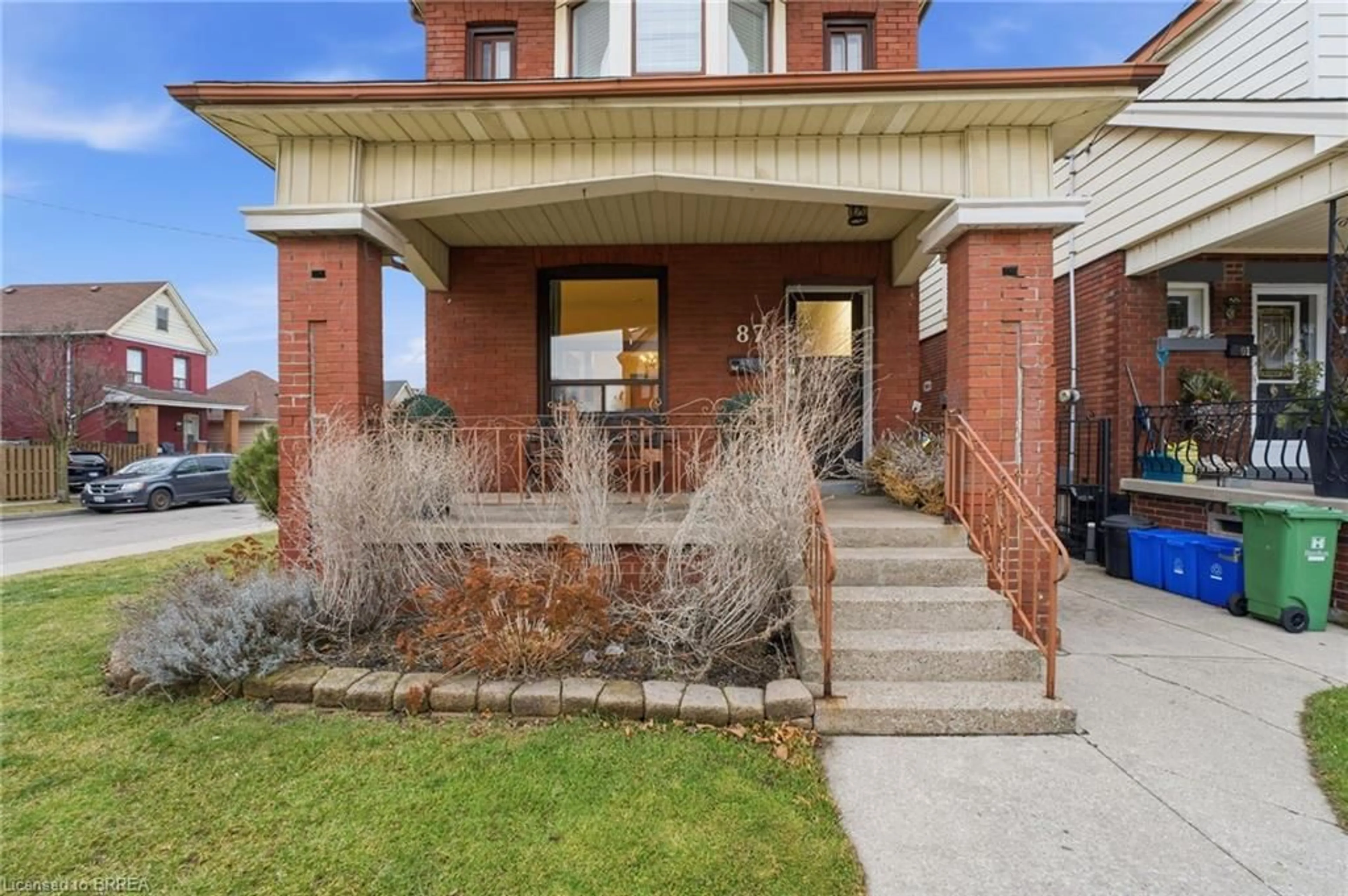 Home with brick exterior material, street for 87 Barnesdale Ave, Hamilton Ontario L8L 6S4