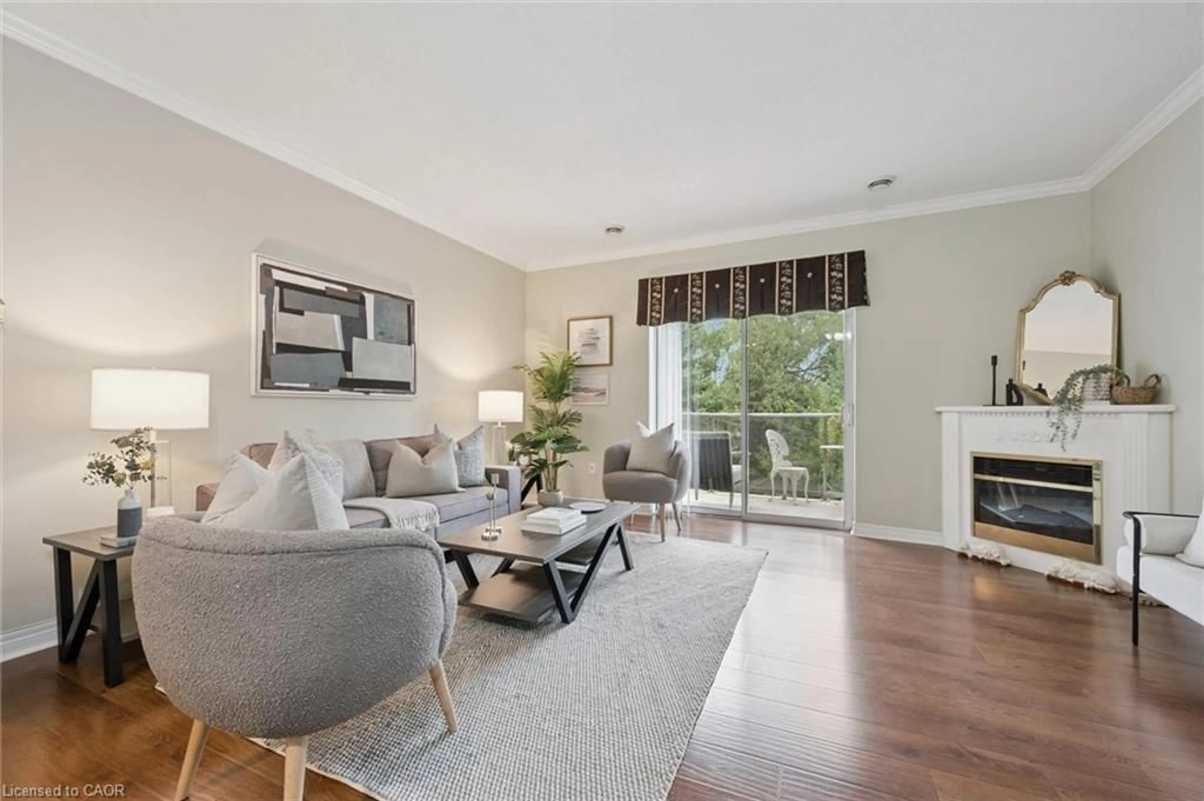 Living room with furniture, unknown for 60 Wyndham St #206, Guelph Ontario N1E 7H7