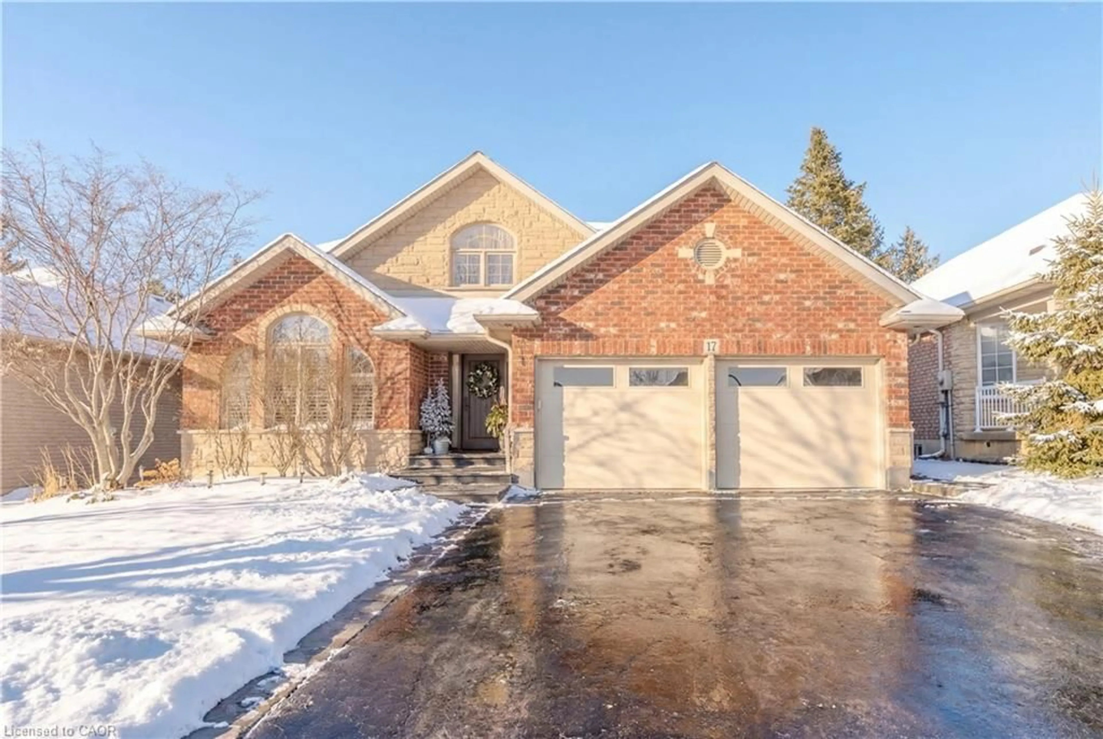 Home with brick exterior material, street for 17 Krieghoff Dr, Hamilton Ontario L9B 2L4