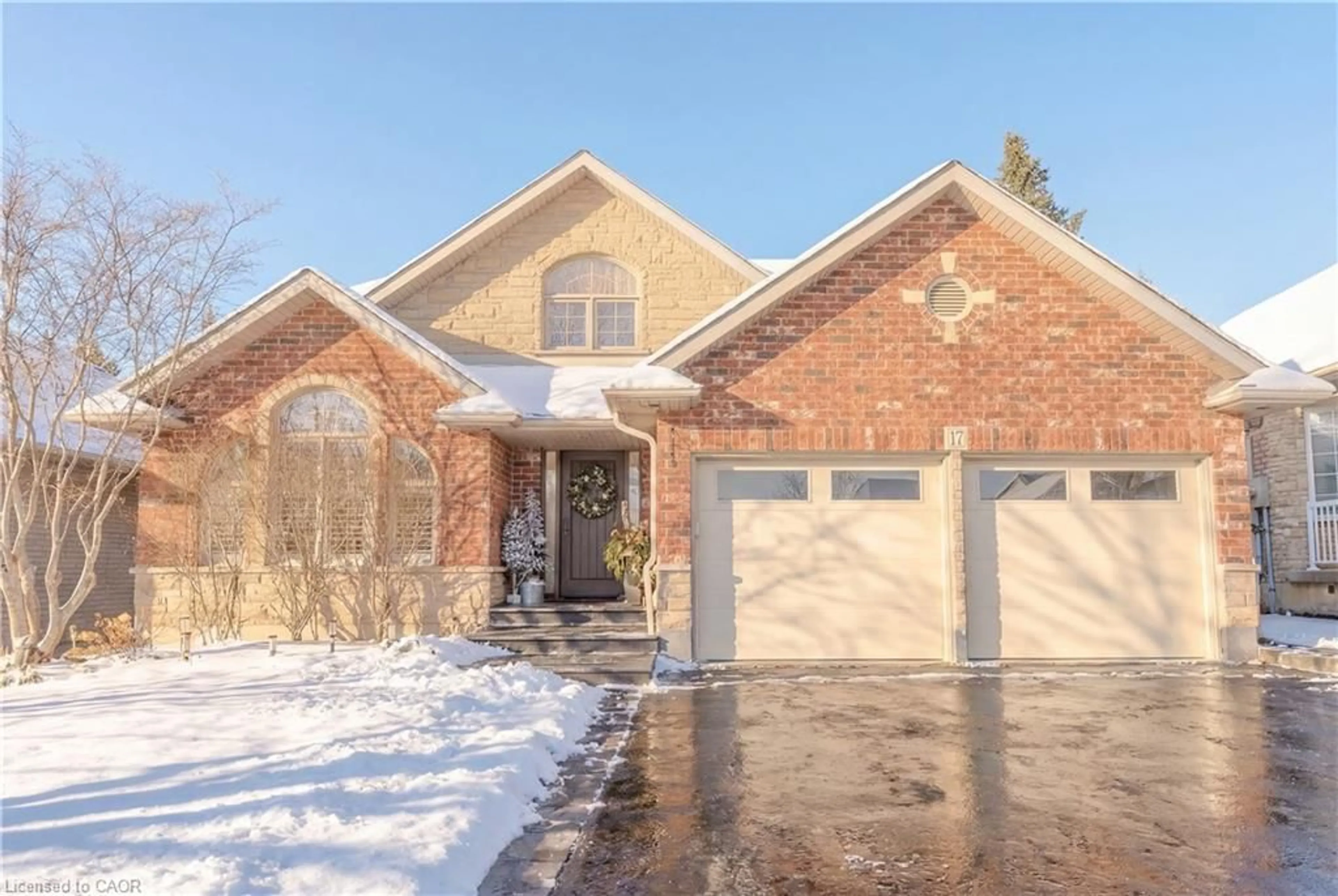 Home with brick exterior material, street for 17 Krieghoff Dr, Hamilton Ontario L9B 2L4