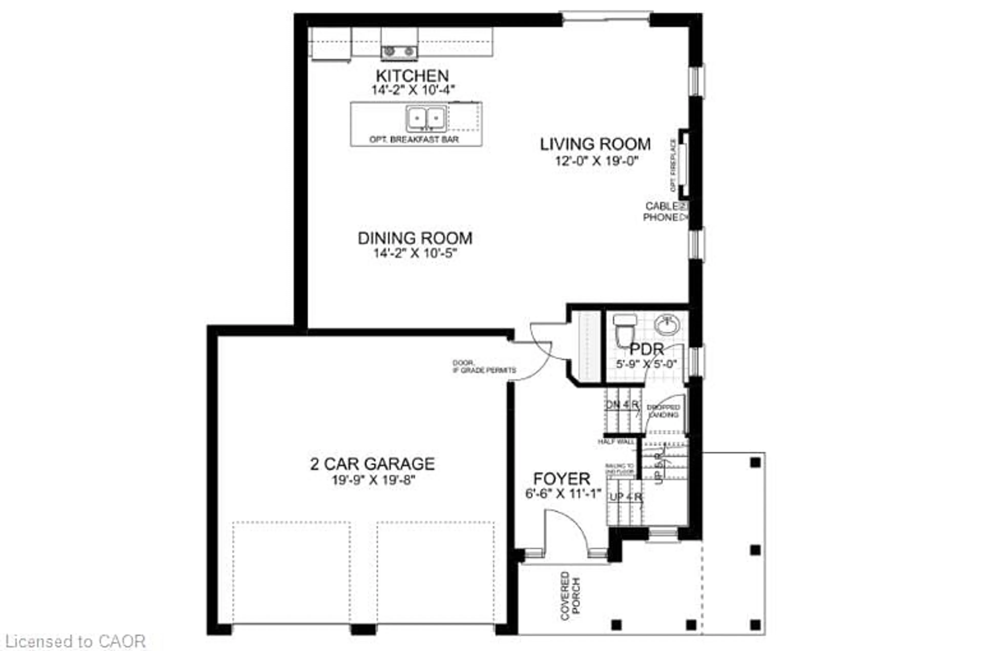 Floor plan for 103 Maple St, Drayton Ontario N0G 1P0