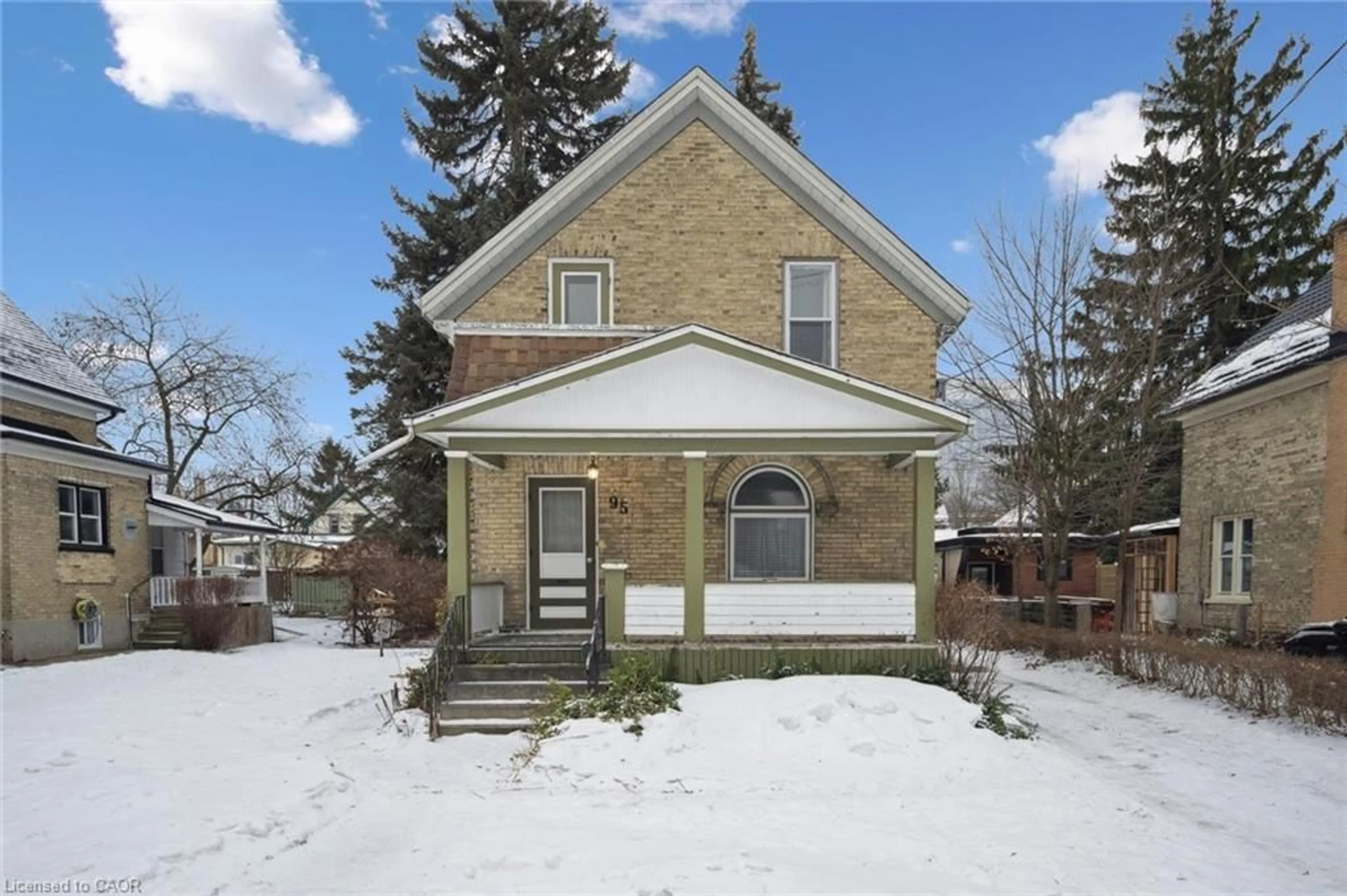 Home with brick exterior material, street for 95 Shanley St, Kitchener Ontario N2H 5P1