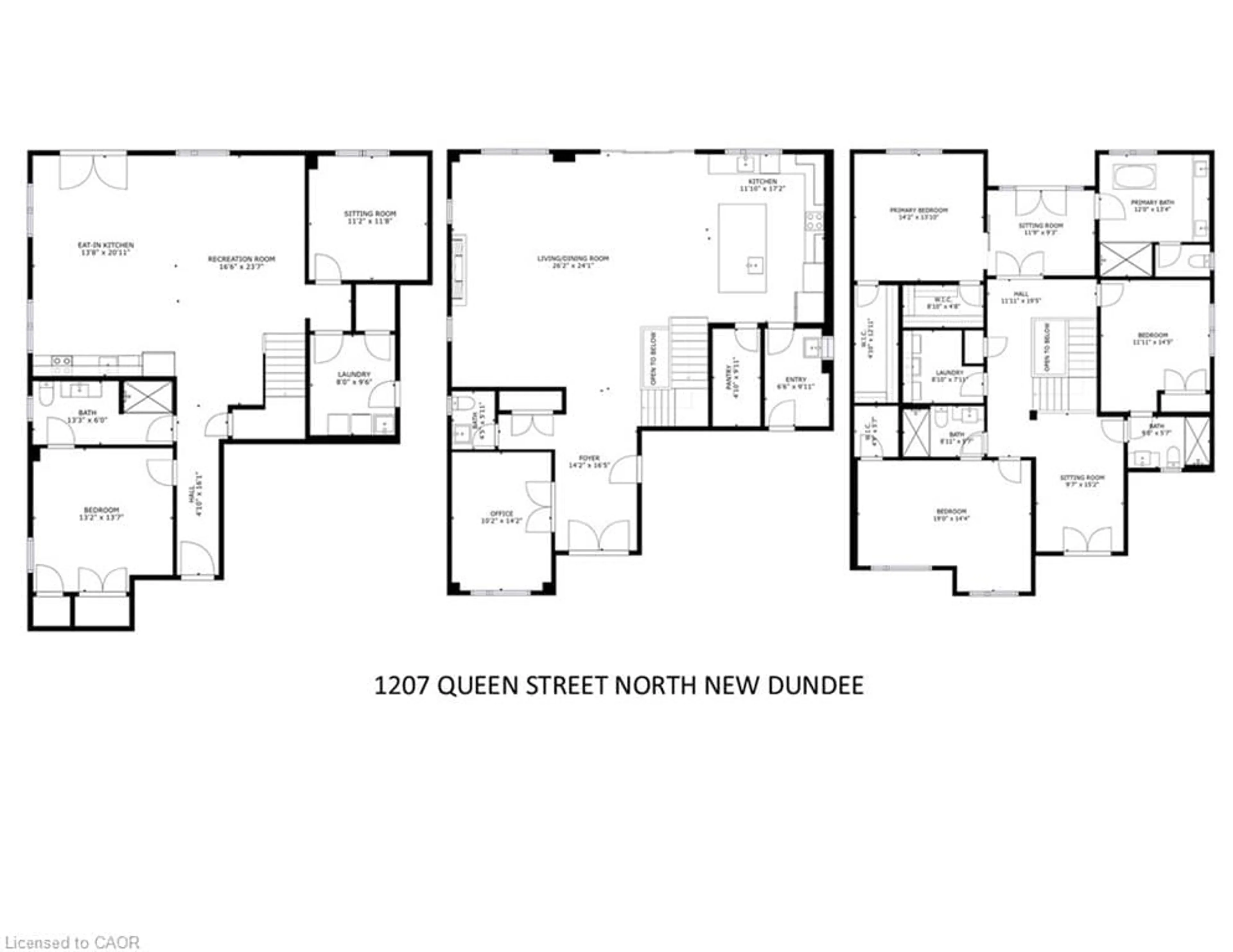 Floor plan for 1207 Queen St, New Dundee Ontario N0B 2E0