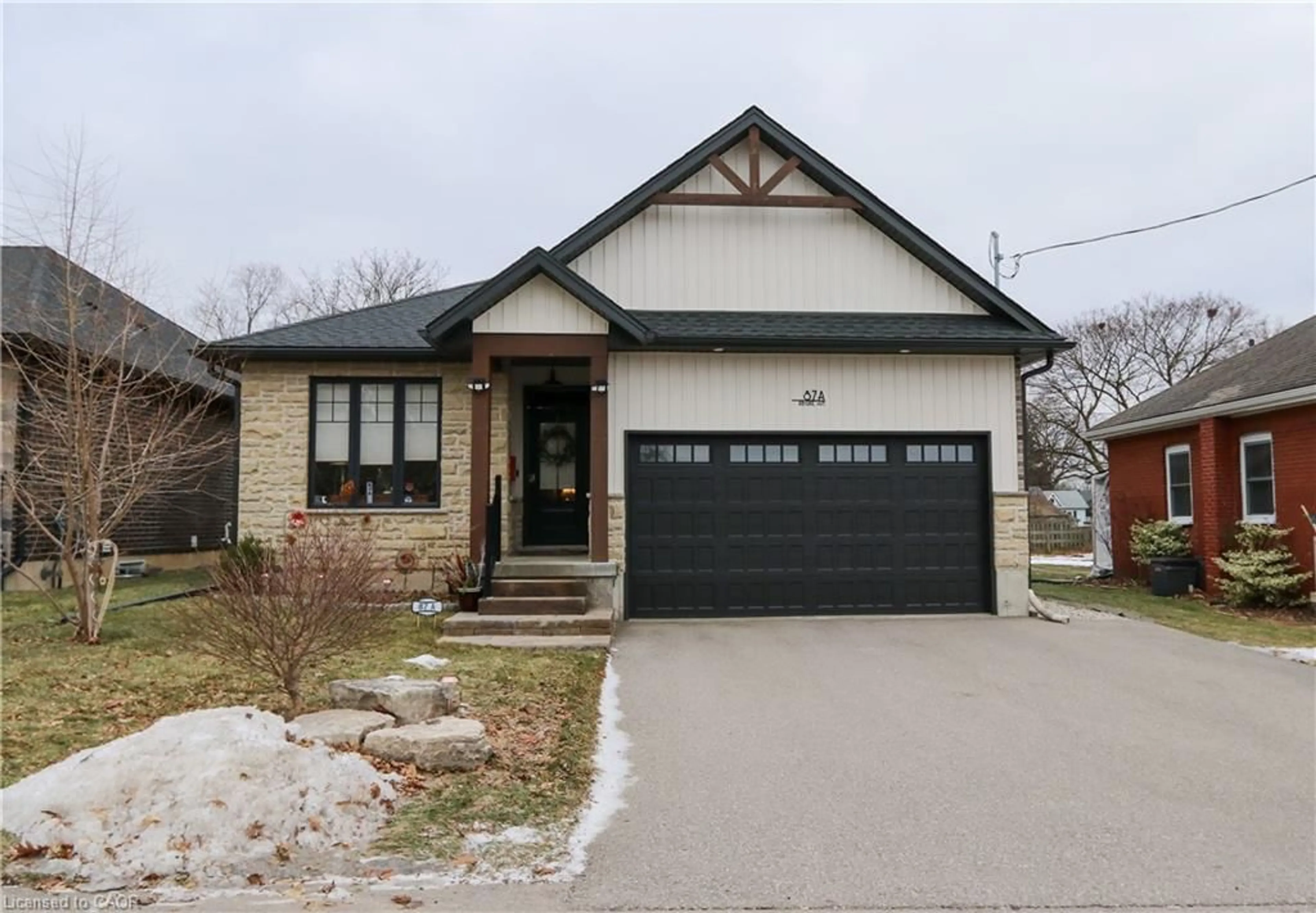 Home with brick exterior material, street for 87A Abigail Ave, Brantford Ontario N3R 4S4