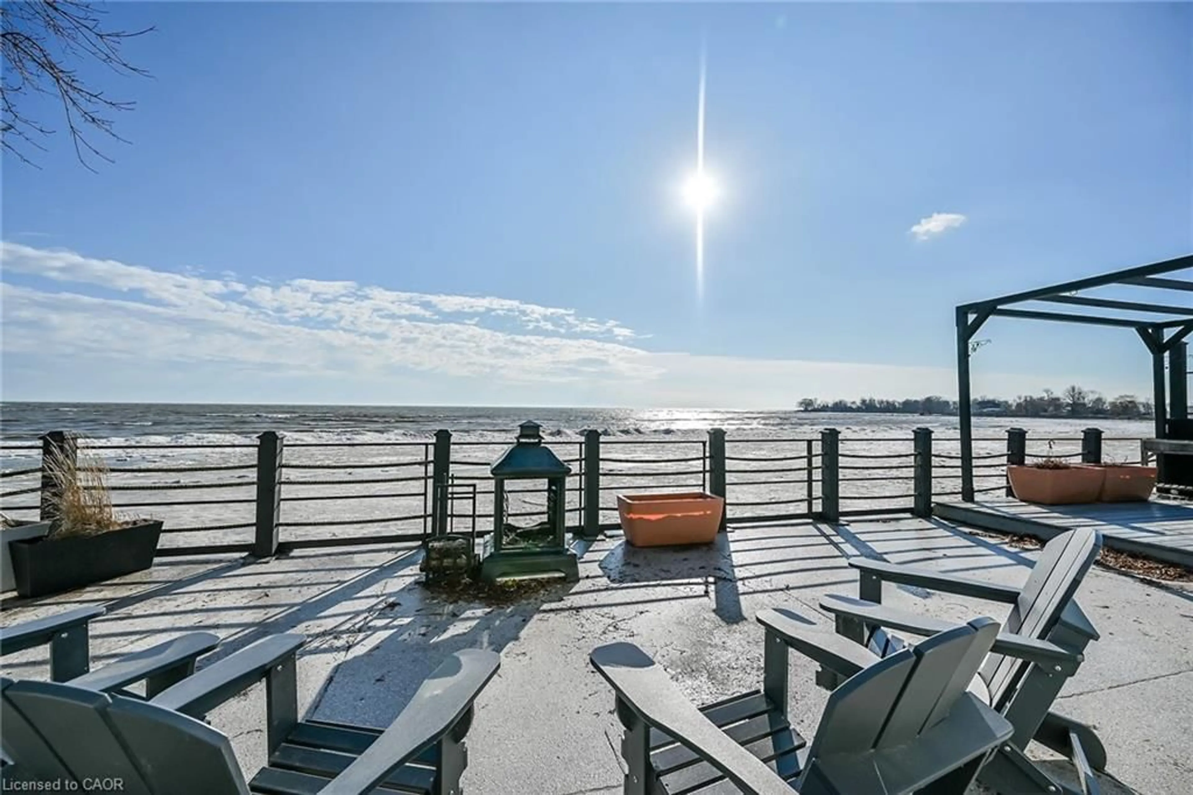 Patio, water/lake/river/ocean view for 1200 Lakeshore Rd, Selkirk Ontario N0A 1P0