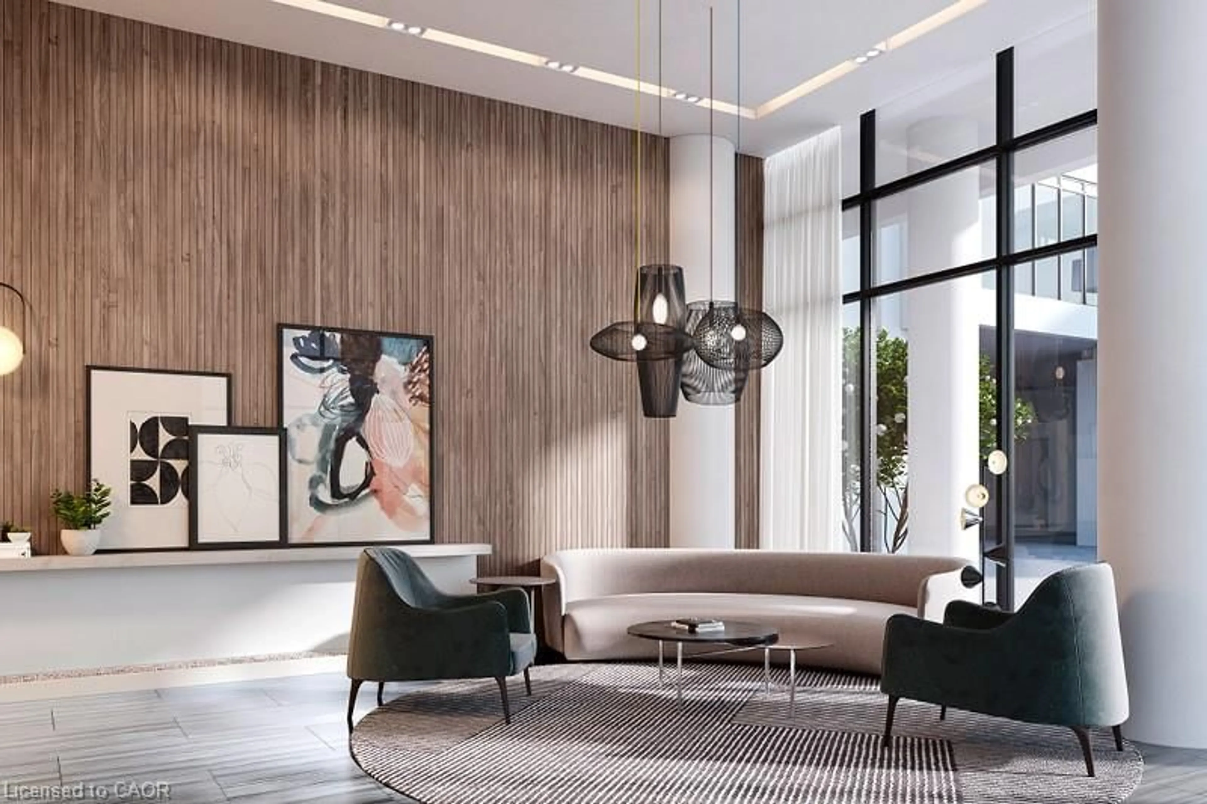 Lobby for 15 Wellington St #606, Kitchener Ontario N2G 0E4