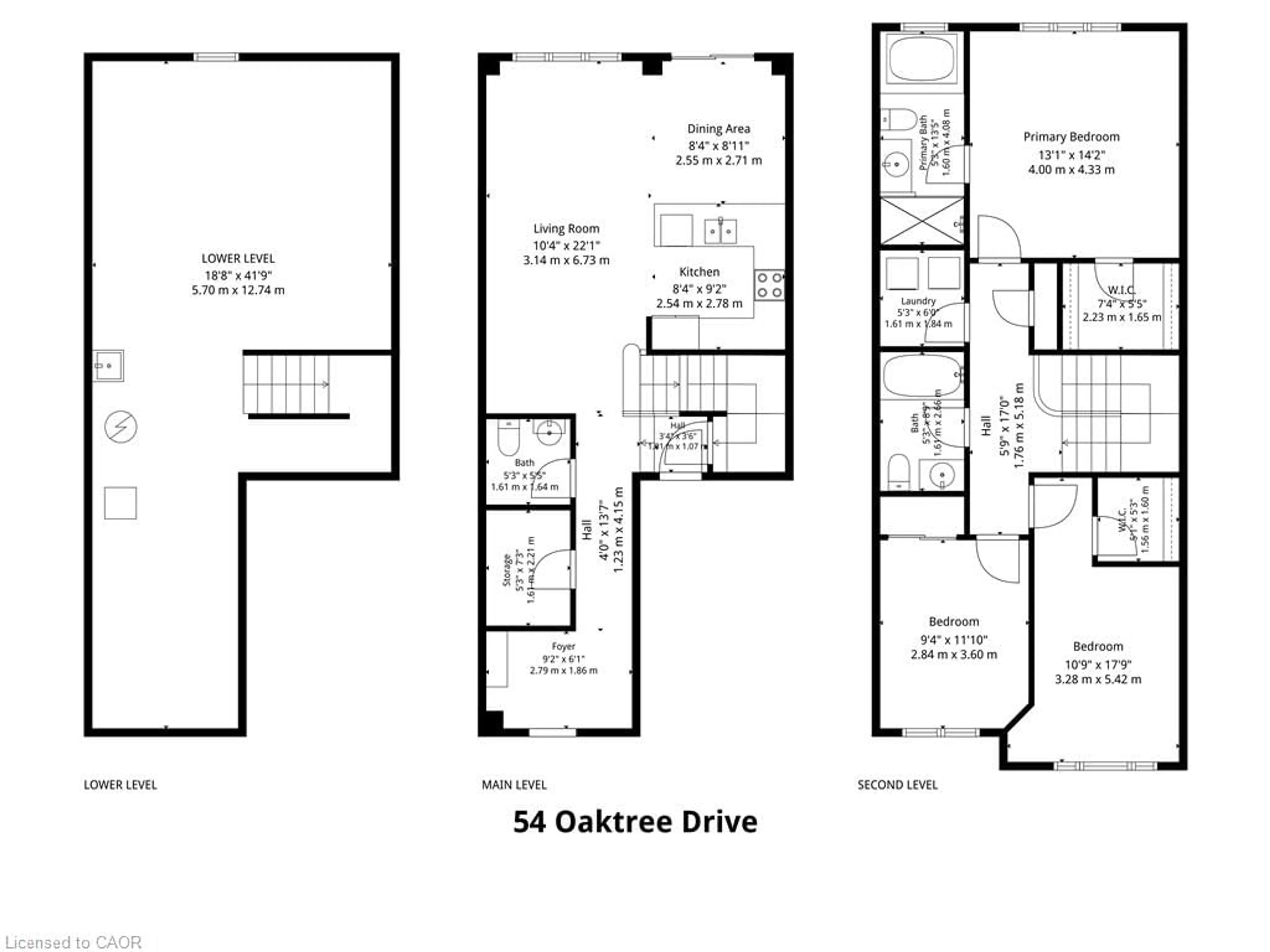 Floor plan for 54 Oaktree Dr, Caledonia Ontario N3W 0E7