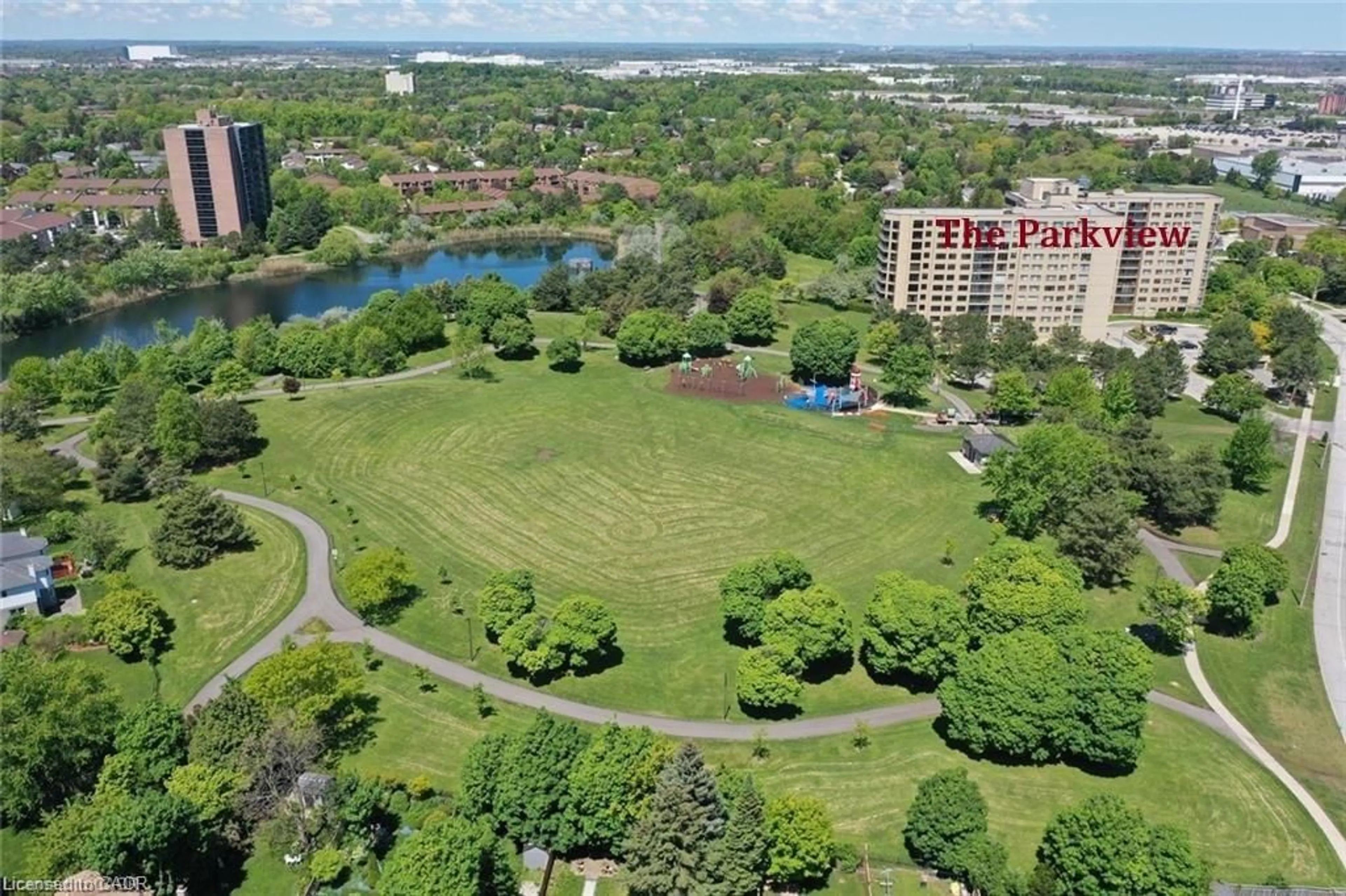 A pic from outside/outdoor area/front of a property/back of a property/a pic from drone, water/lake/river/ocean view for 6500 Montevideo Rd #1014, Mississauga Ontario L5N 3T6