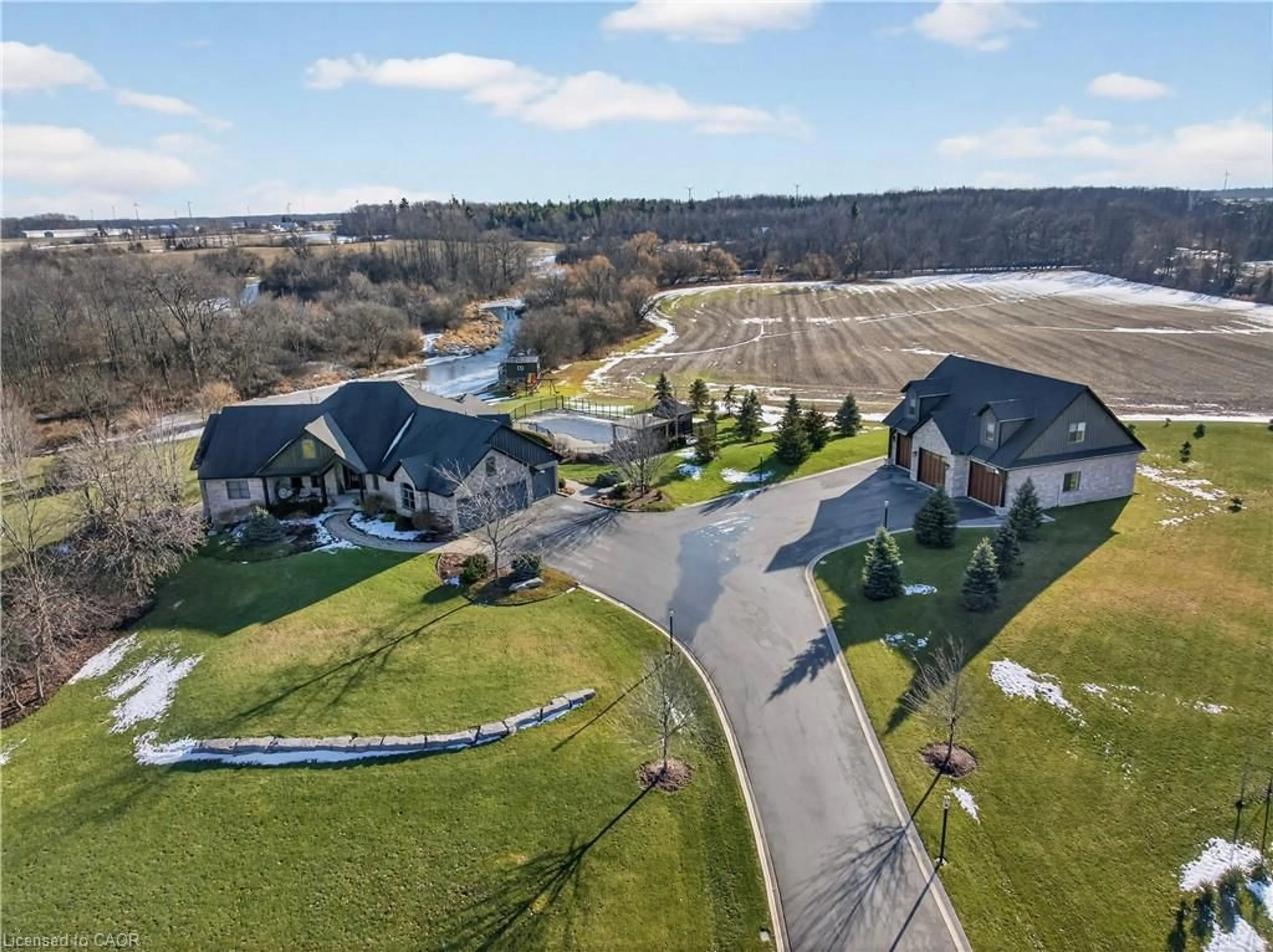A pic from outside/outdoor area/front of a property/back of a property/a pic from drone, water/lake/river/ocean view for 5368 Twenty Mile Rd, St. Anns Ontario L0R 1Y0