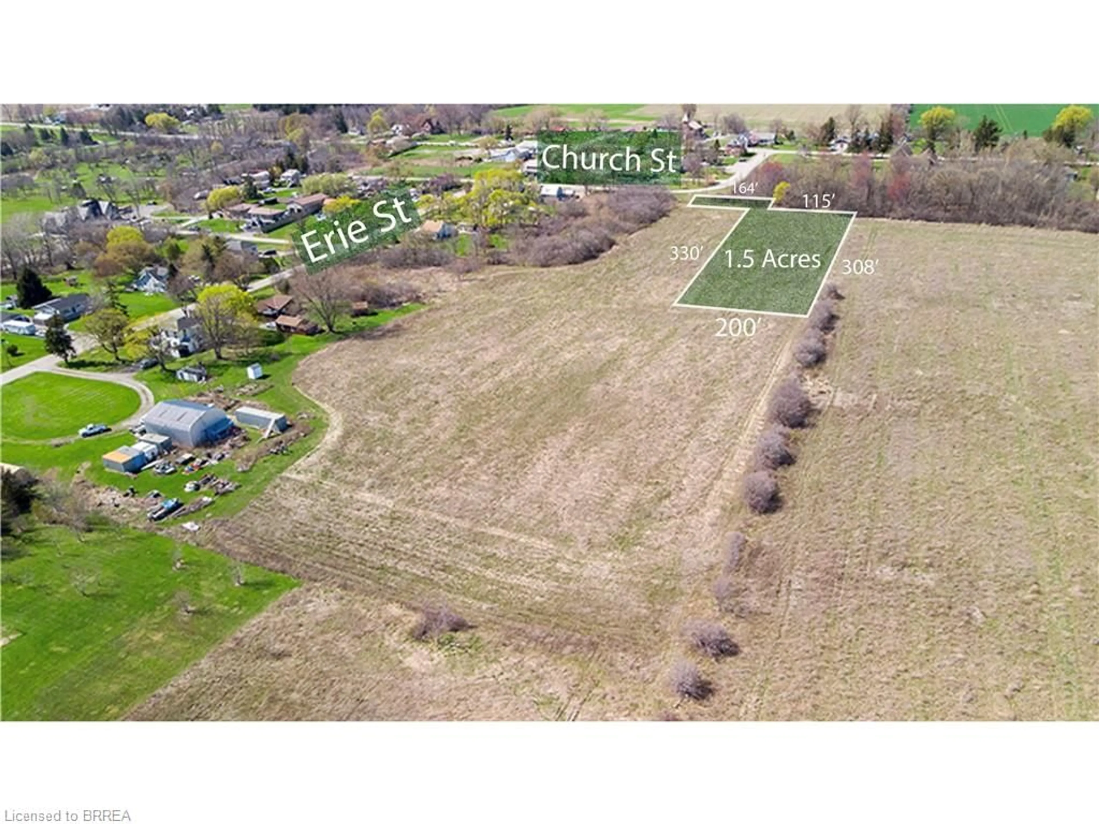 A pic from outside/outdoor area/front of a property/back of a property/a pic from drone, unknown for 2001 Church St, Nanticoke Ontario N0A 1L0