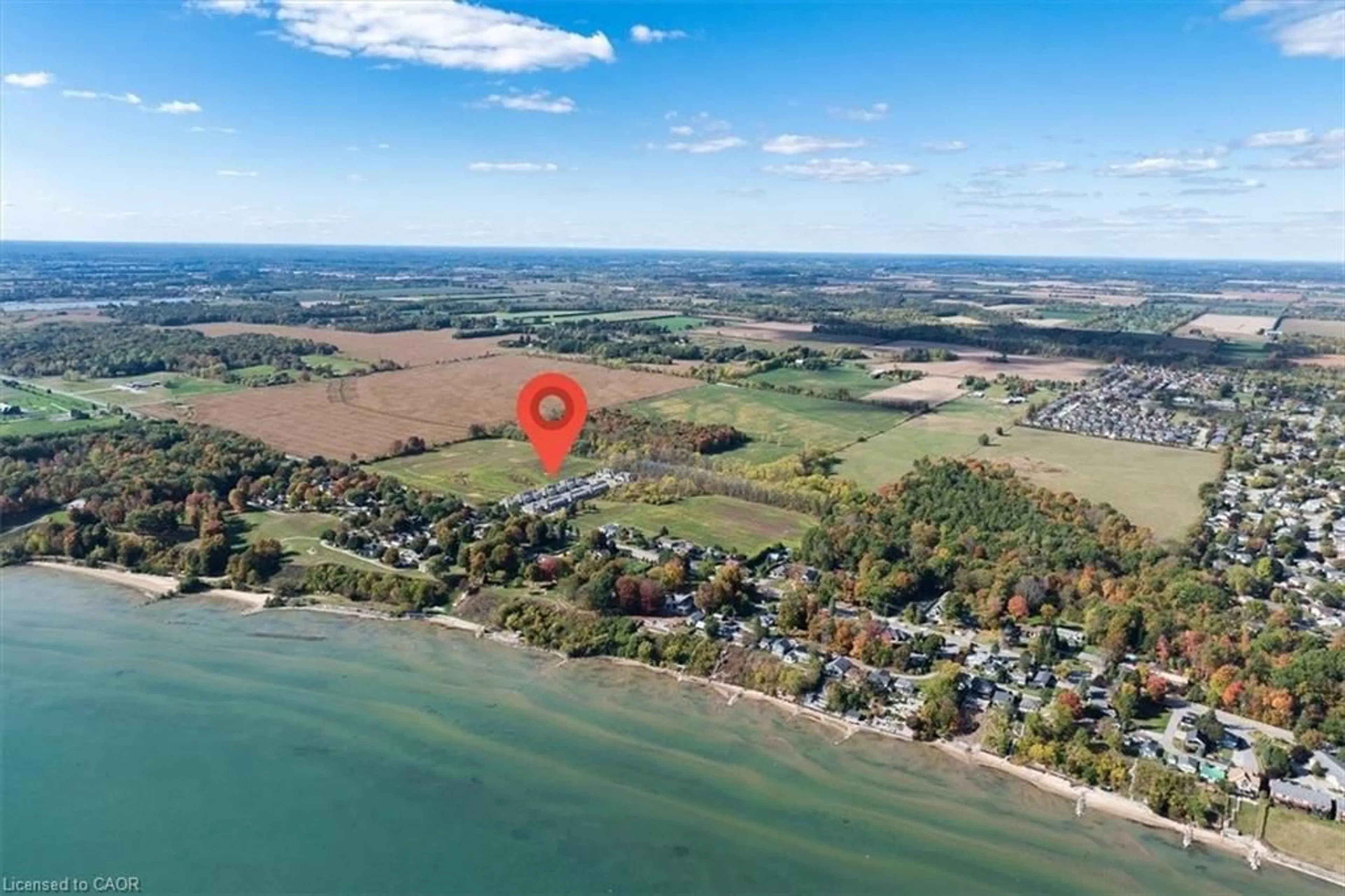 A pic from outside/outdoor area/front of a property/back of a property/a pic from drone, water/lake/river/ocean view for 744 Nelson St #9, Port Dover Ontario N0A 1N0