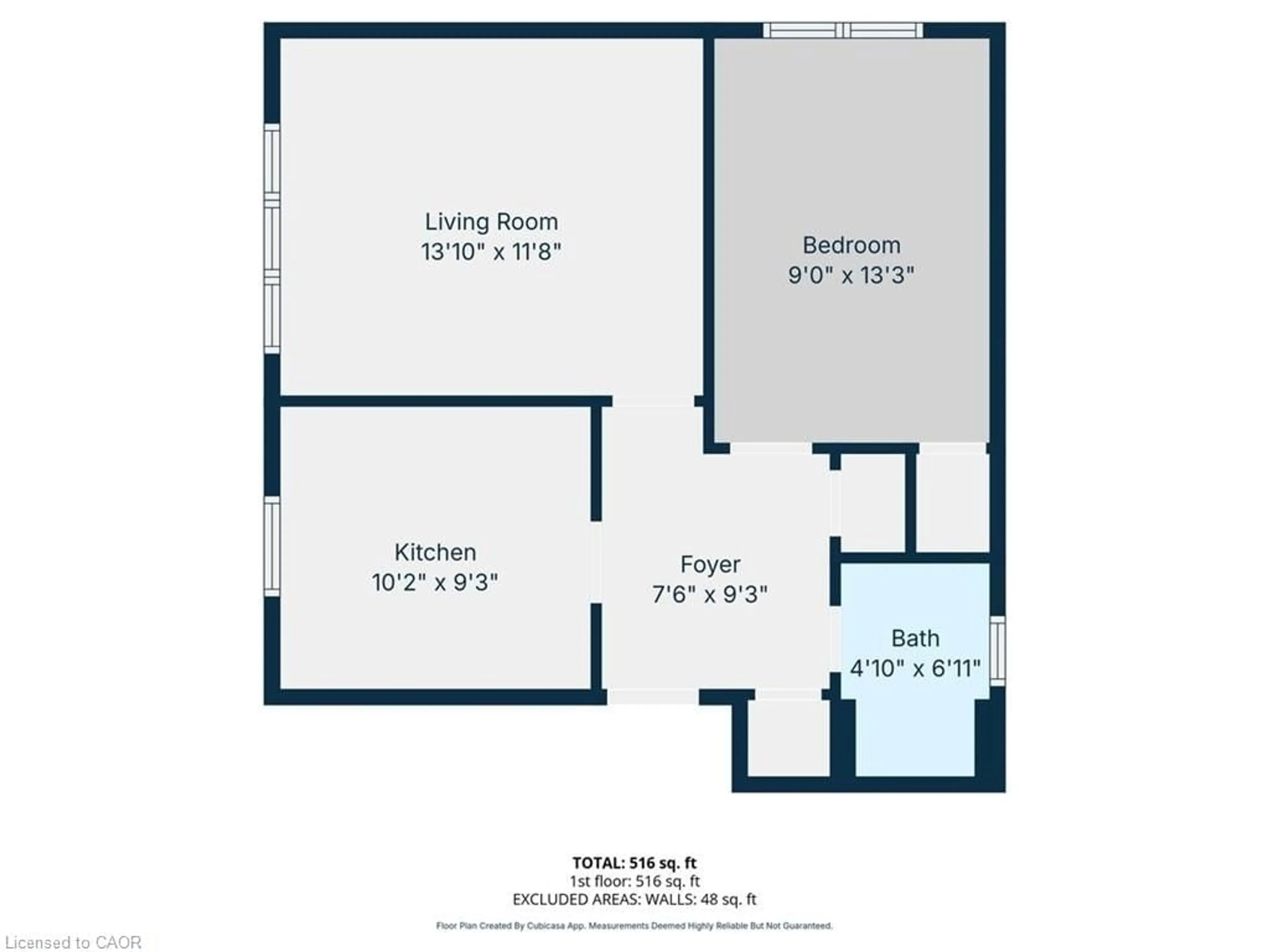 Floor plan for 285 Bold St #11, Hamilton Ontario L8P 1V9