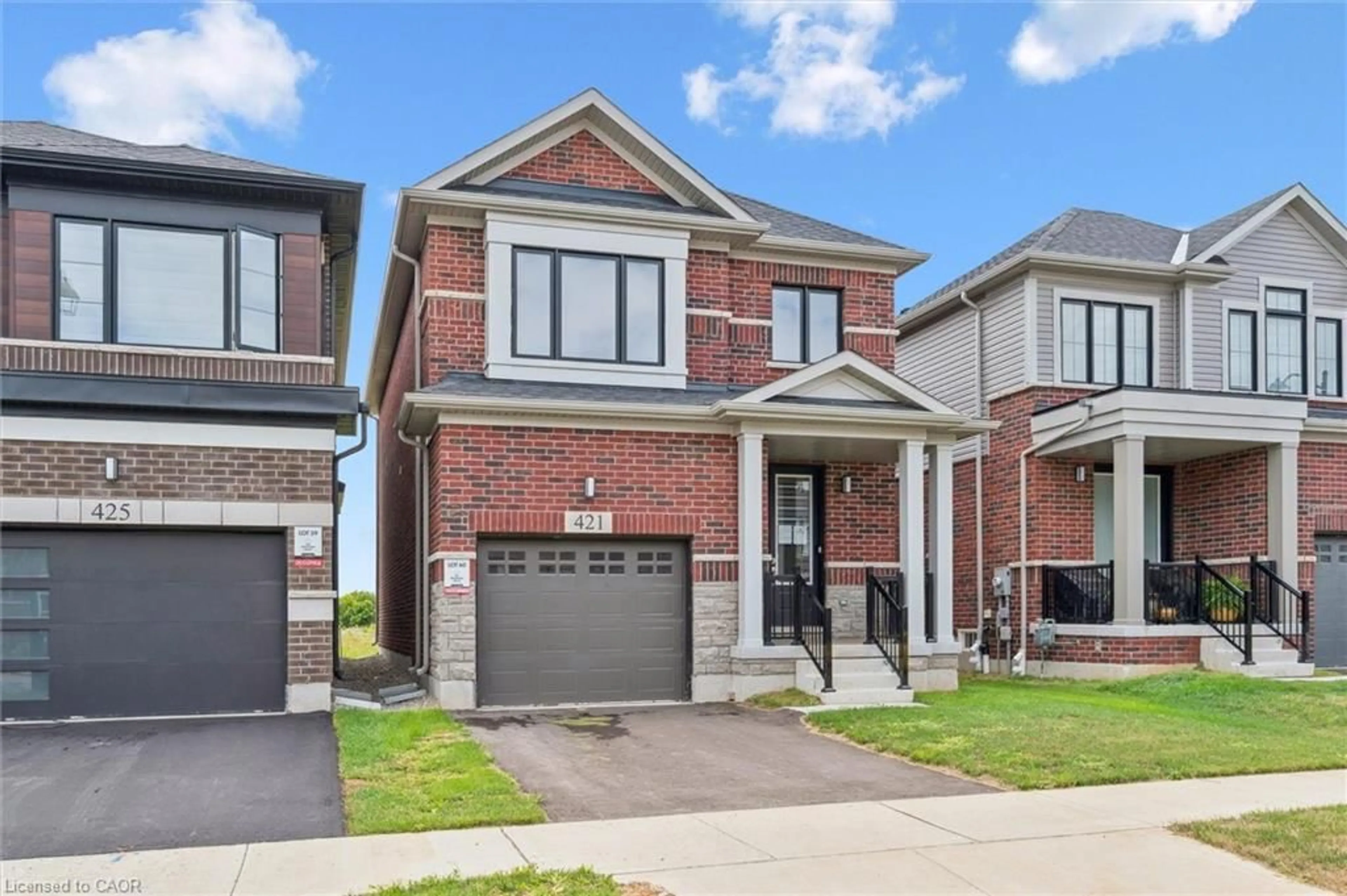 Home with brick exterior material, street for 421 Newman Dr, Cambridge Ontario N1S 0E1