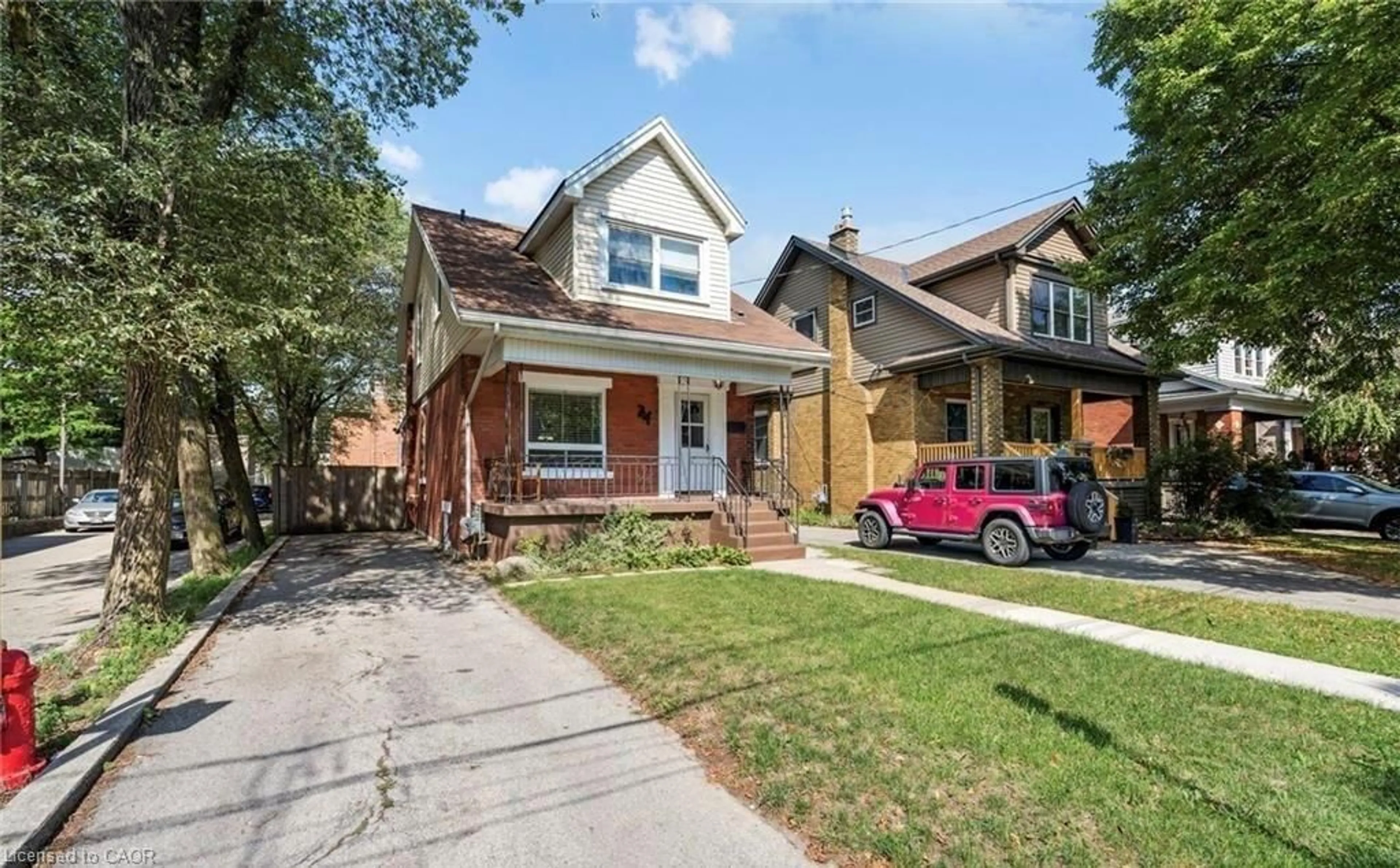 Home with brick exterior material, street for 34 Cliff Ave, Hamilton Ontario L8E 6A7