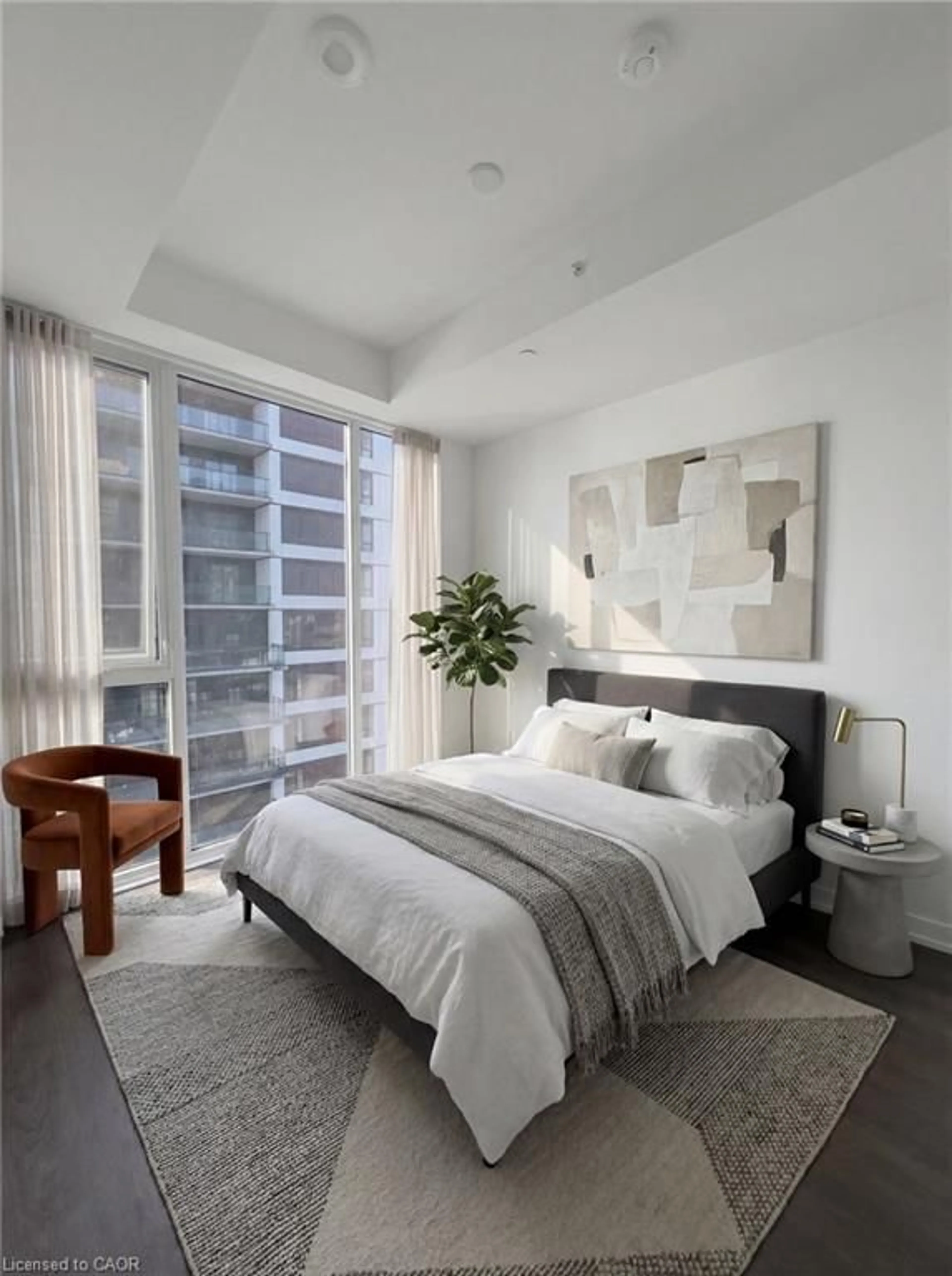 Bedroom with bed, unknown for 370 Martha St #2405, Burlington Ontario L7R 2P7