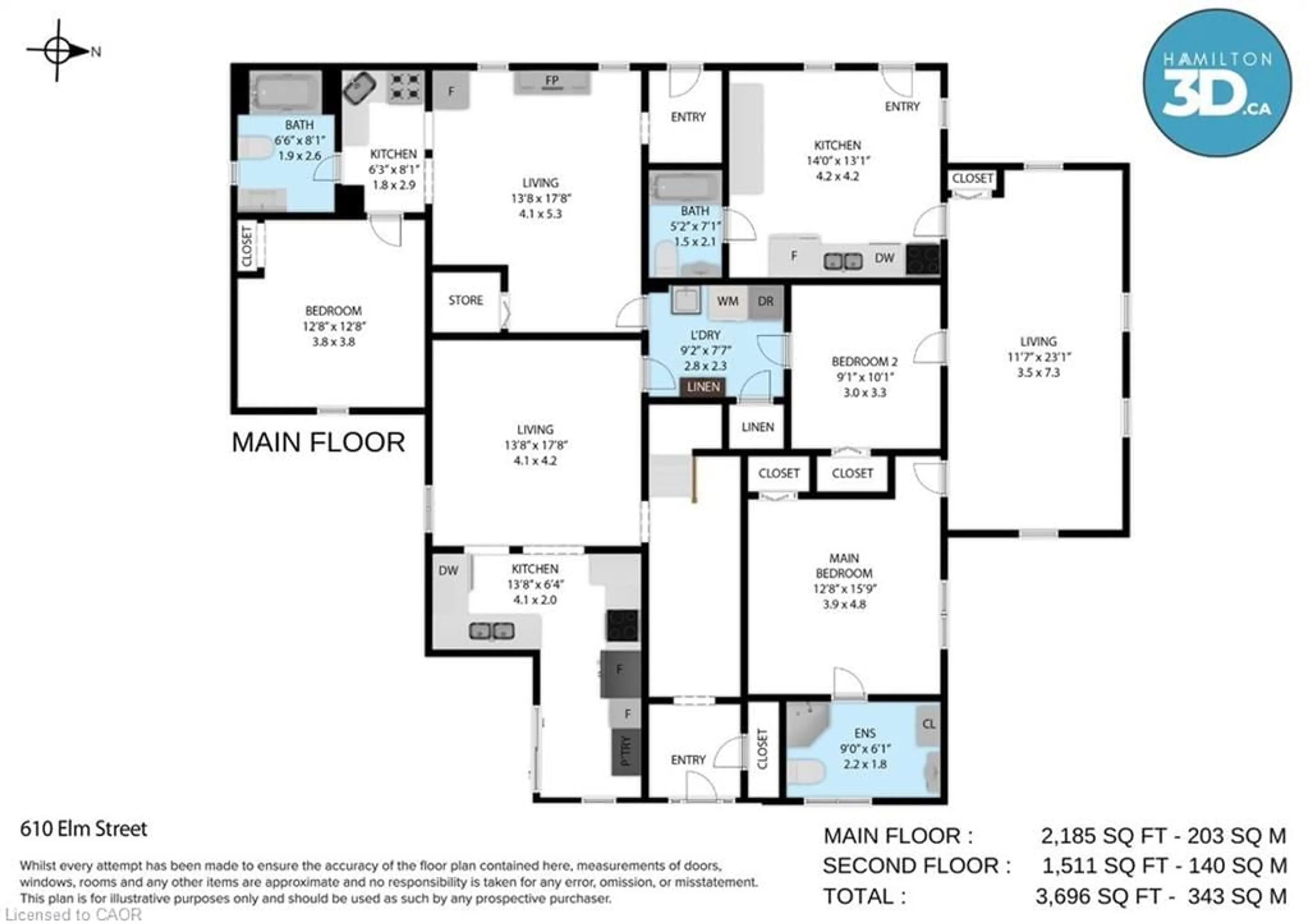 Floor plan for 610 Elm St, Port Colborne Ontario L3K 4P6