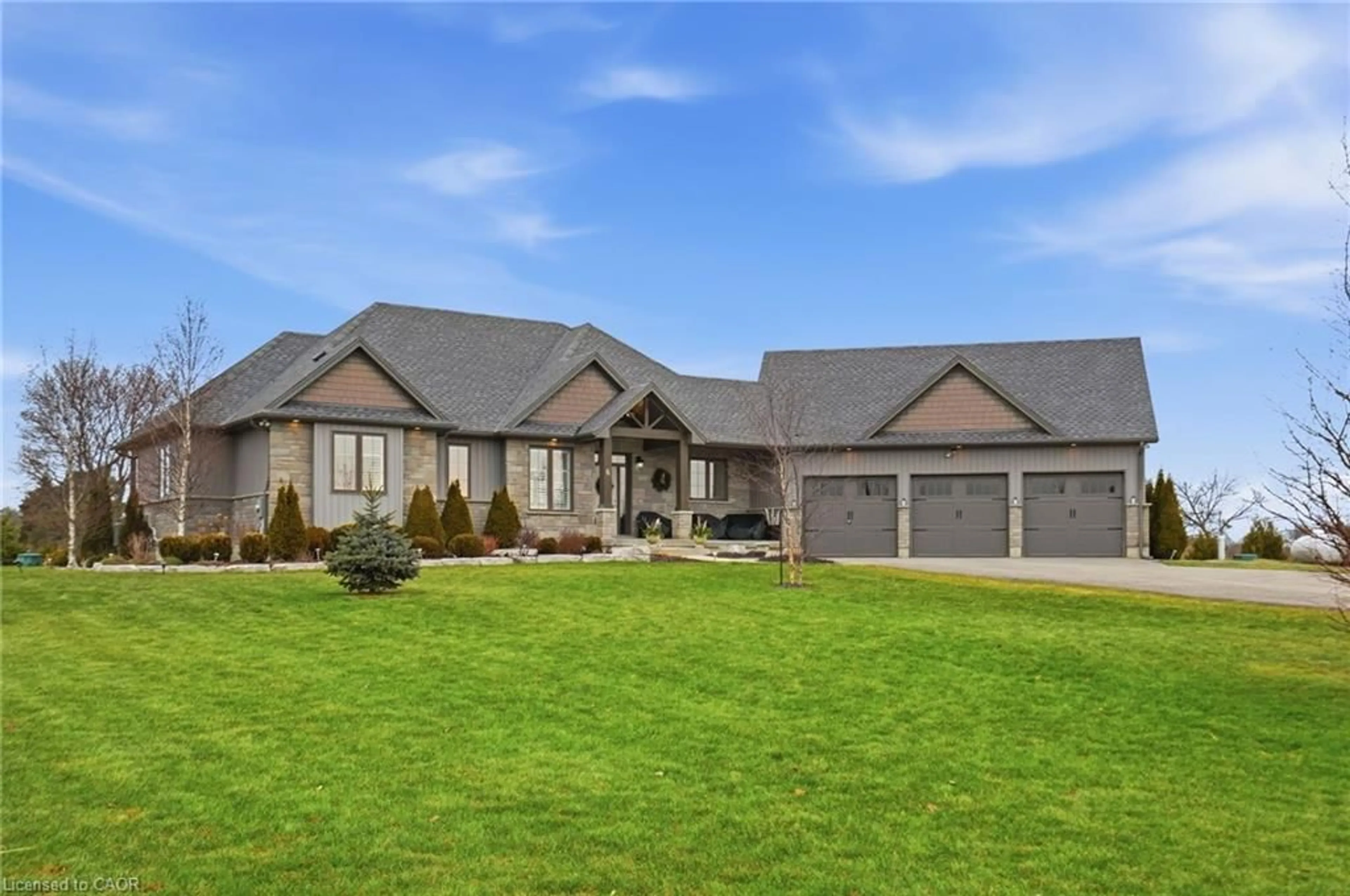 Home with vinyl exterior material, street for 6 Macneil Crt, Brantford Ontario N3S 0G3