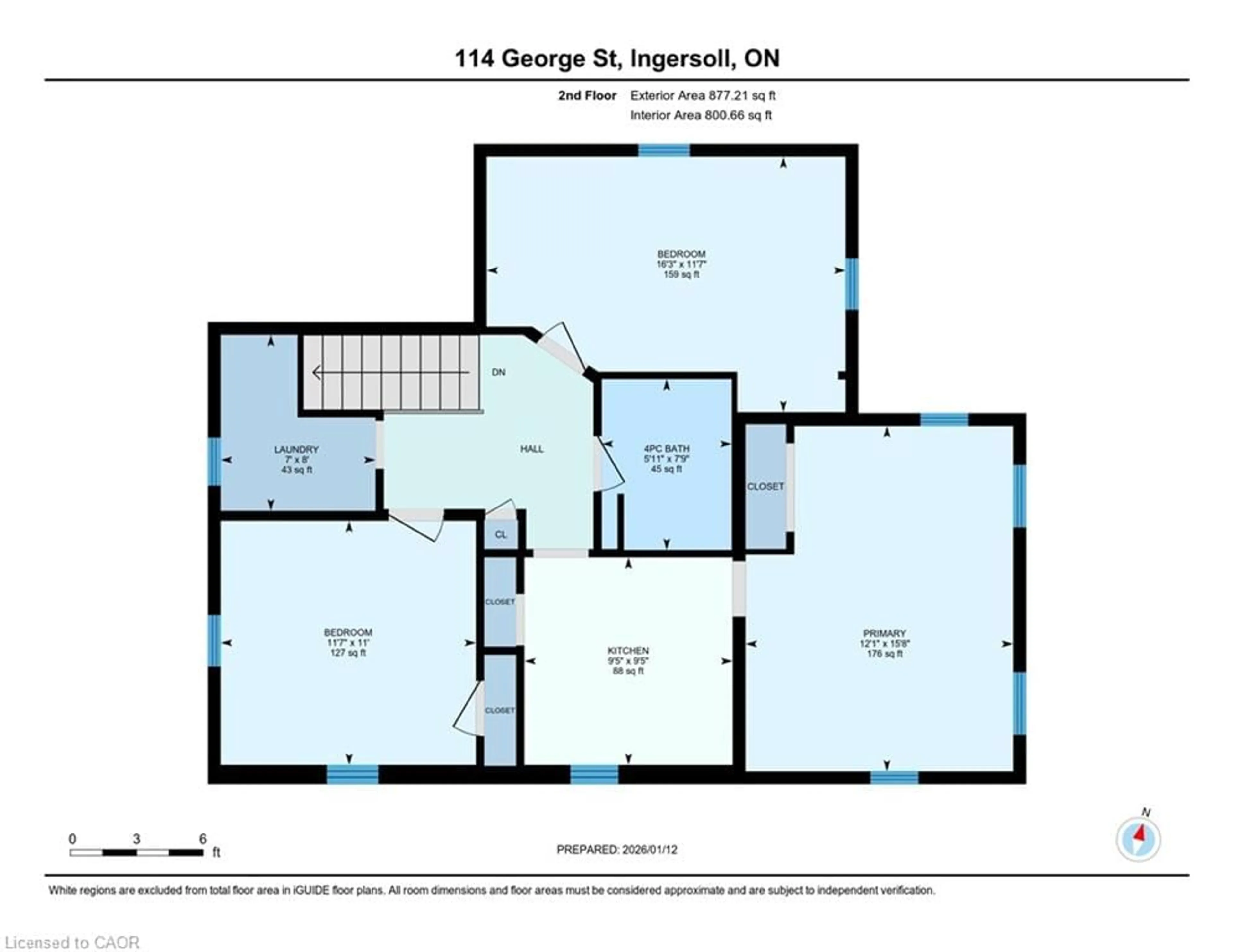 Floor plan for 114 George St, Ingersoll Ontario N5C 1Y9