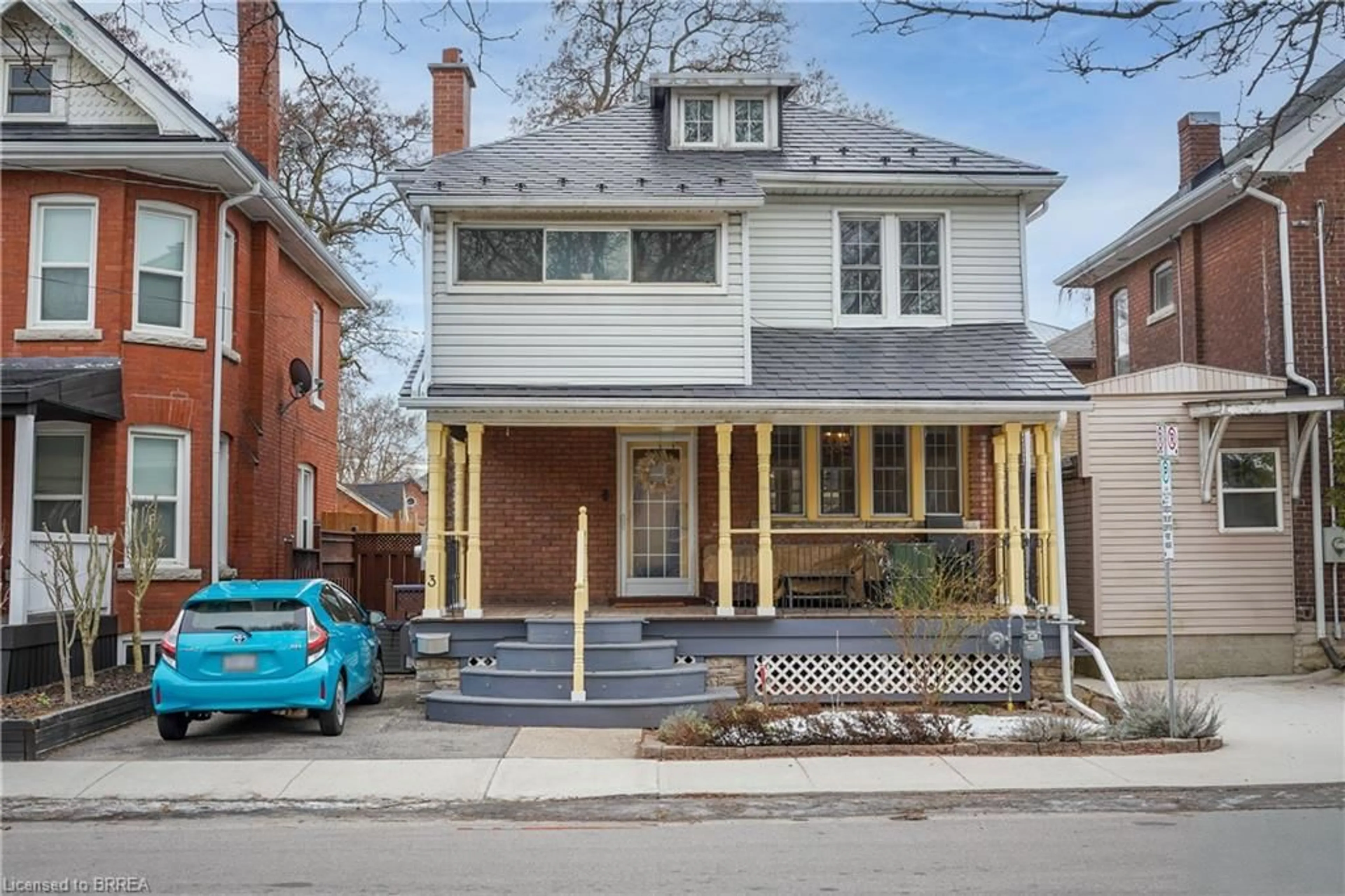 Home with brick exterior material, street for 3 Palace St, Brantford Ontario N3T 3W2