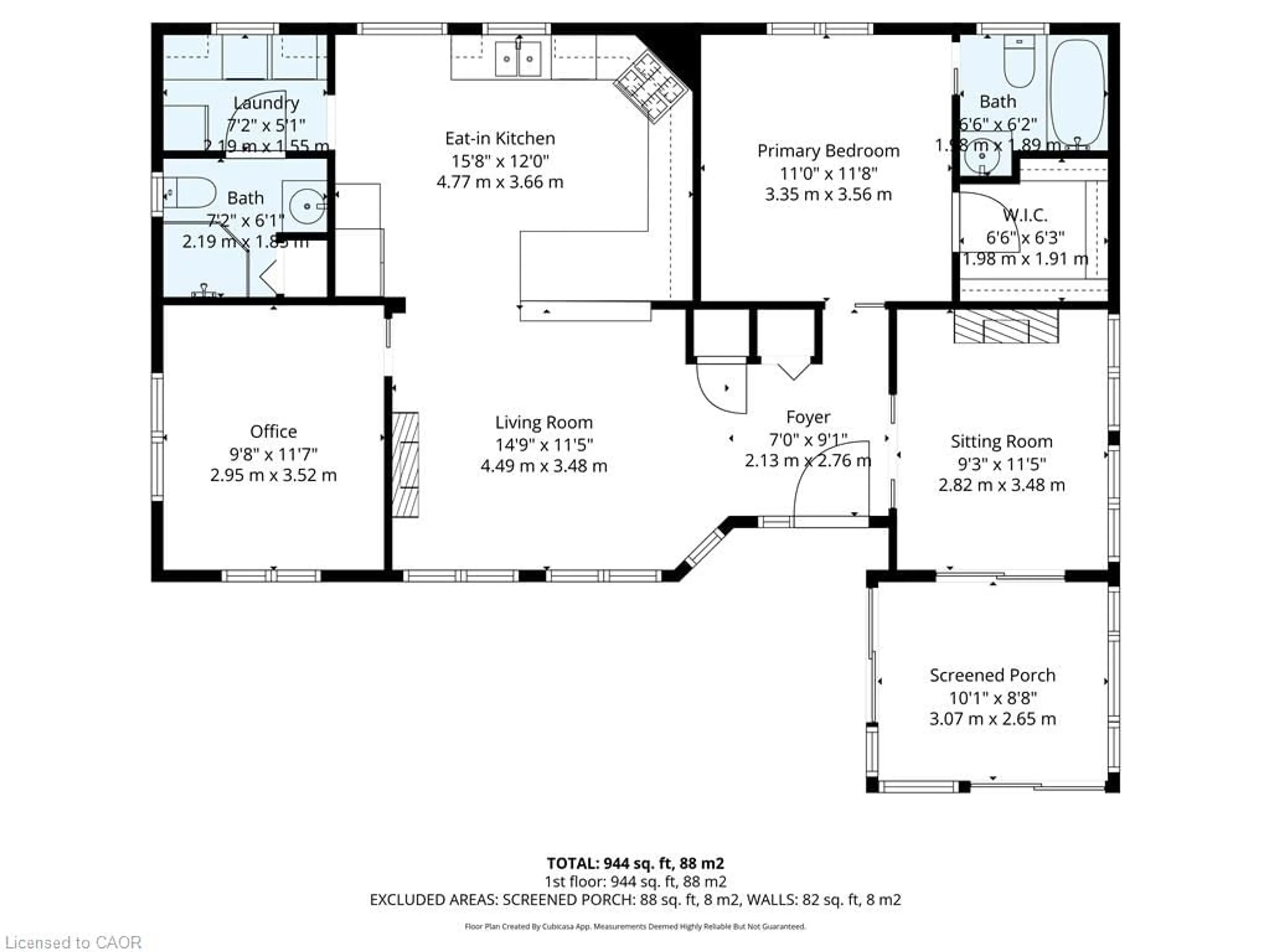Floor plan for 4449 Milburough Line #2 Cedar Street, Burlington Ontario L7P 0C2