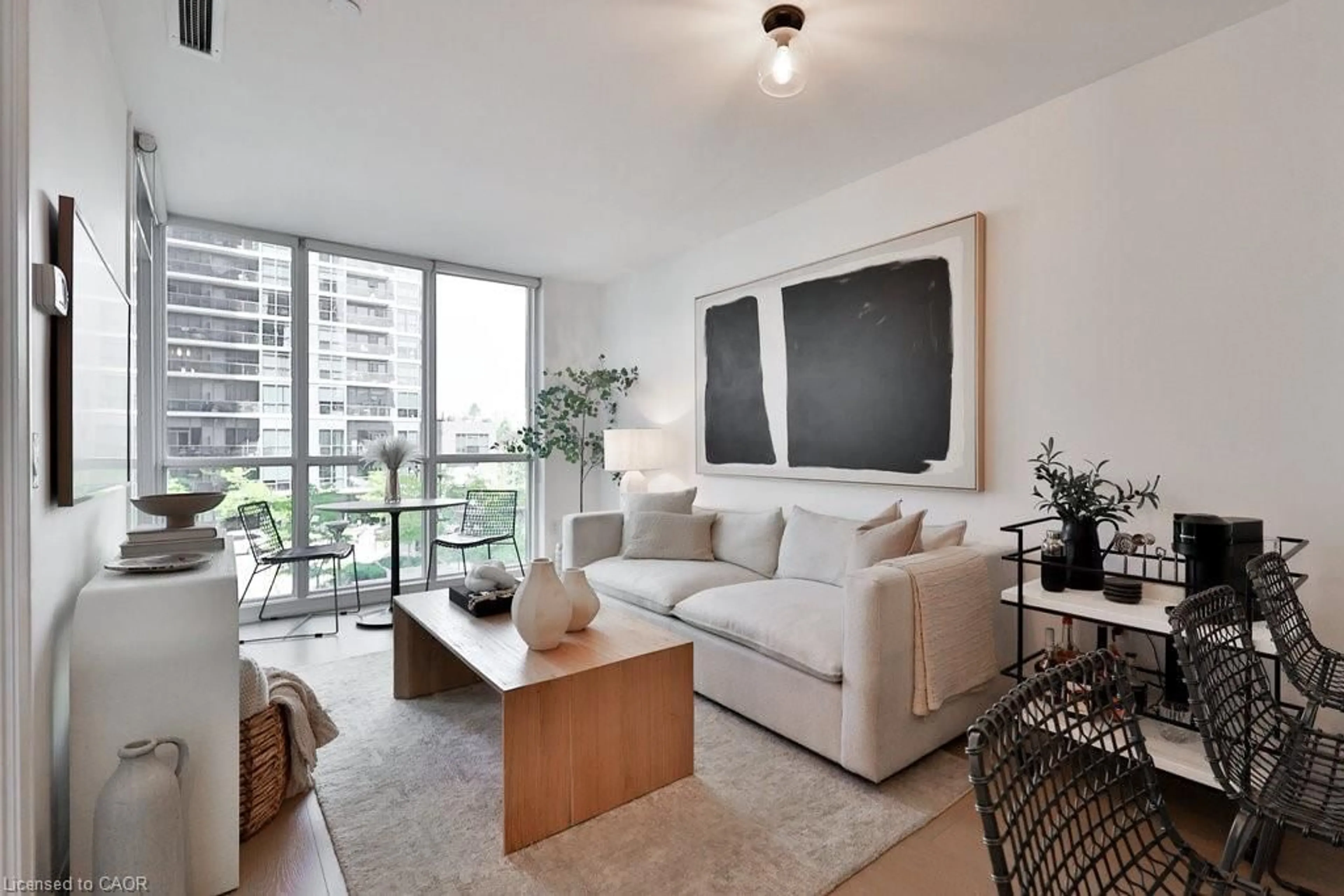 Living room with furniture, unknown for 9 Valhalla Inn Rd #306, Toronto Ontario M9B 0B2