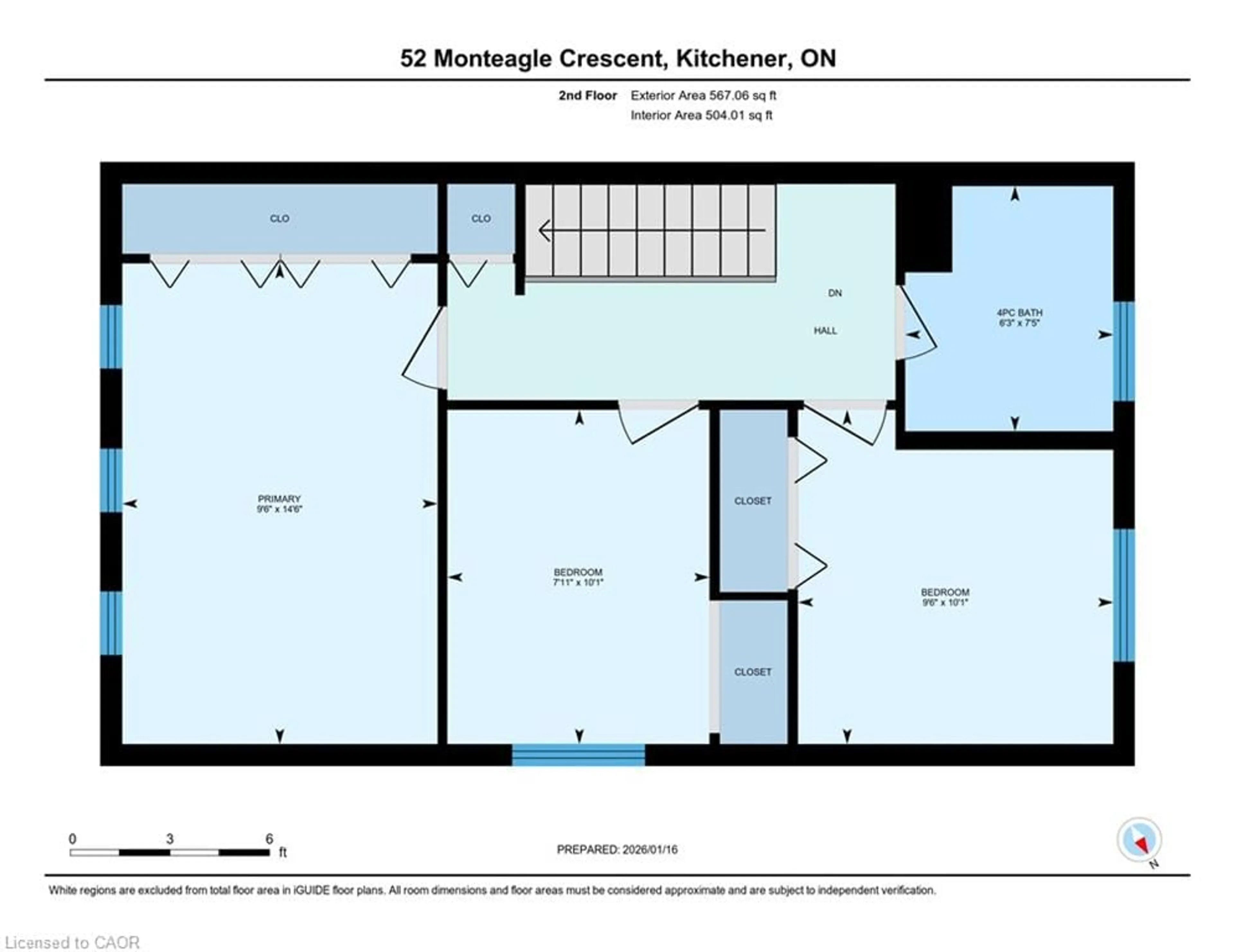 Floor plan for 52 Monteagle Cres, Kitchener Ontario N2N 1N1