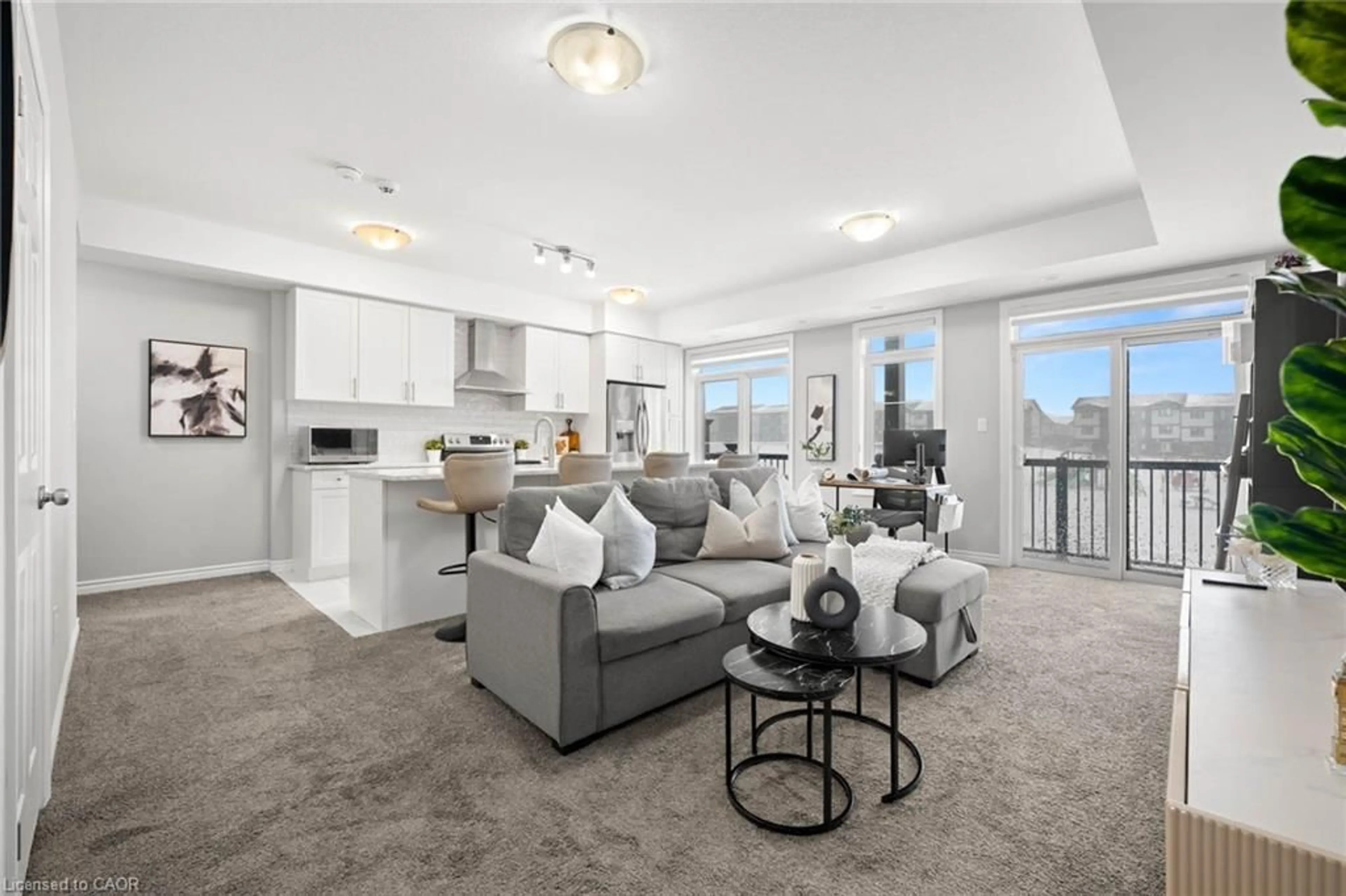 Living room with furniture, unknown for 90 Wheat Lane, Kitchener Ontario N2R 0R6