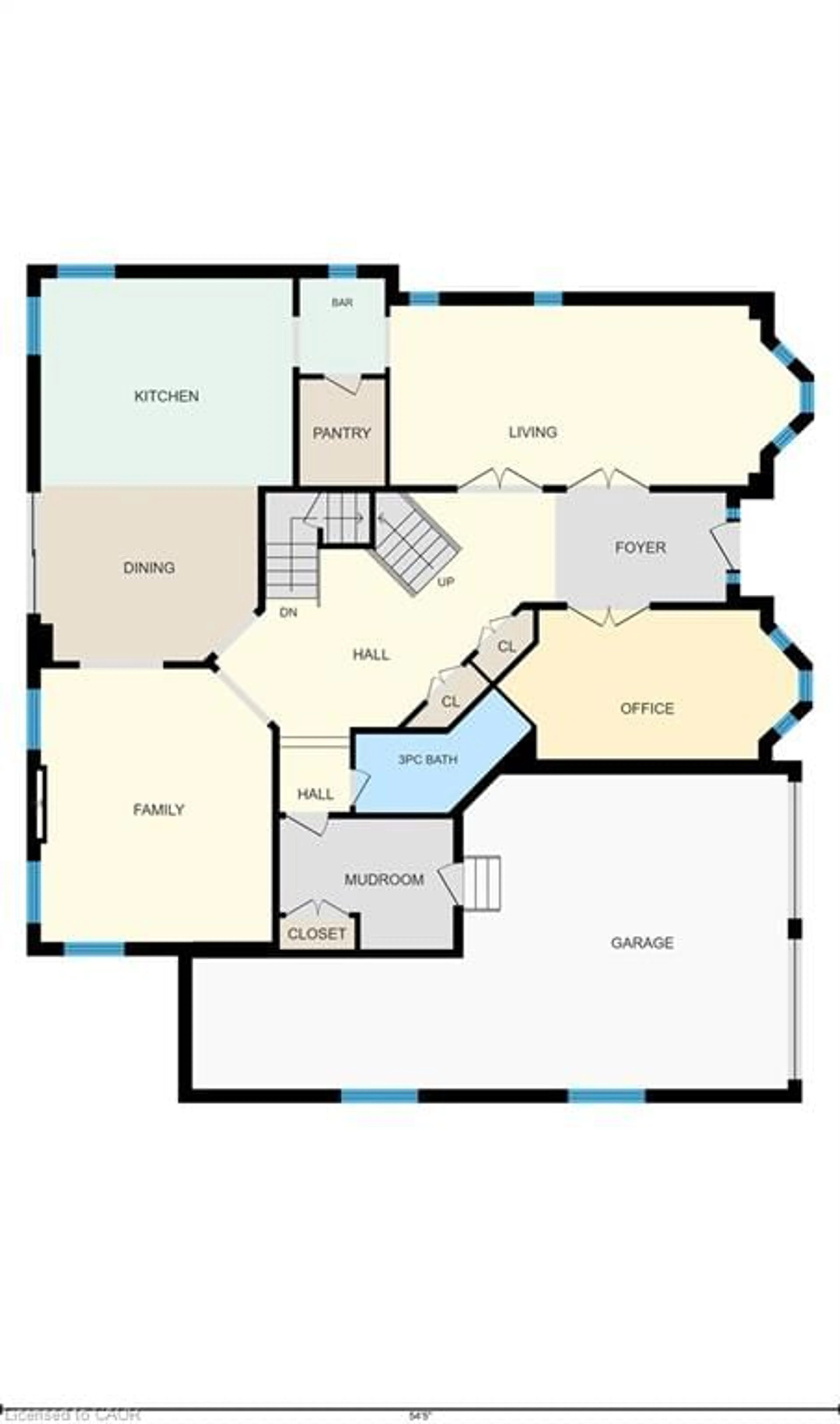 Floor plan for 263 Chestnut Ridge, Waterloo Ontario N2K 0E6