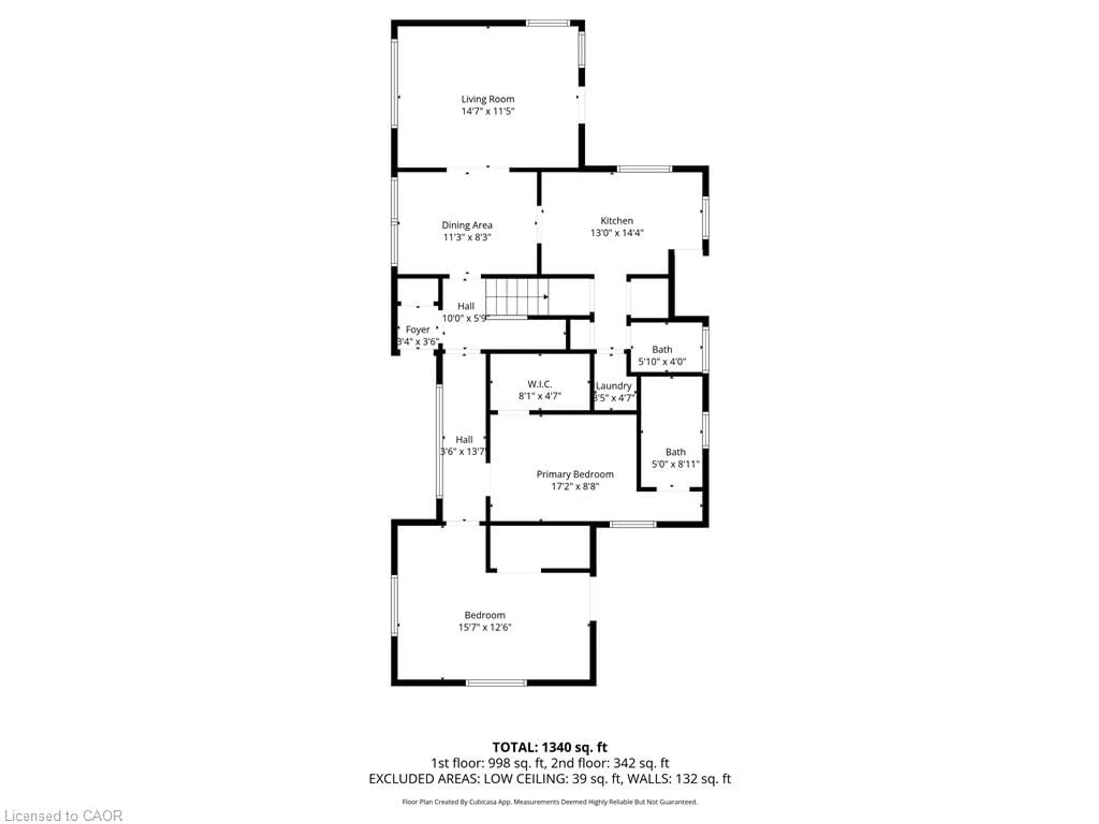 Floor plan for 96 Orchard Ave, Simcoe Ontario N3Y 3H1