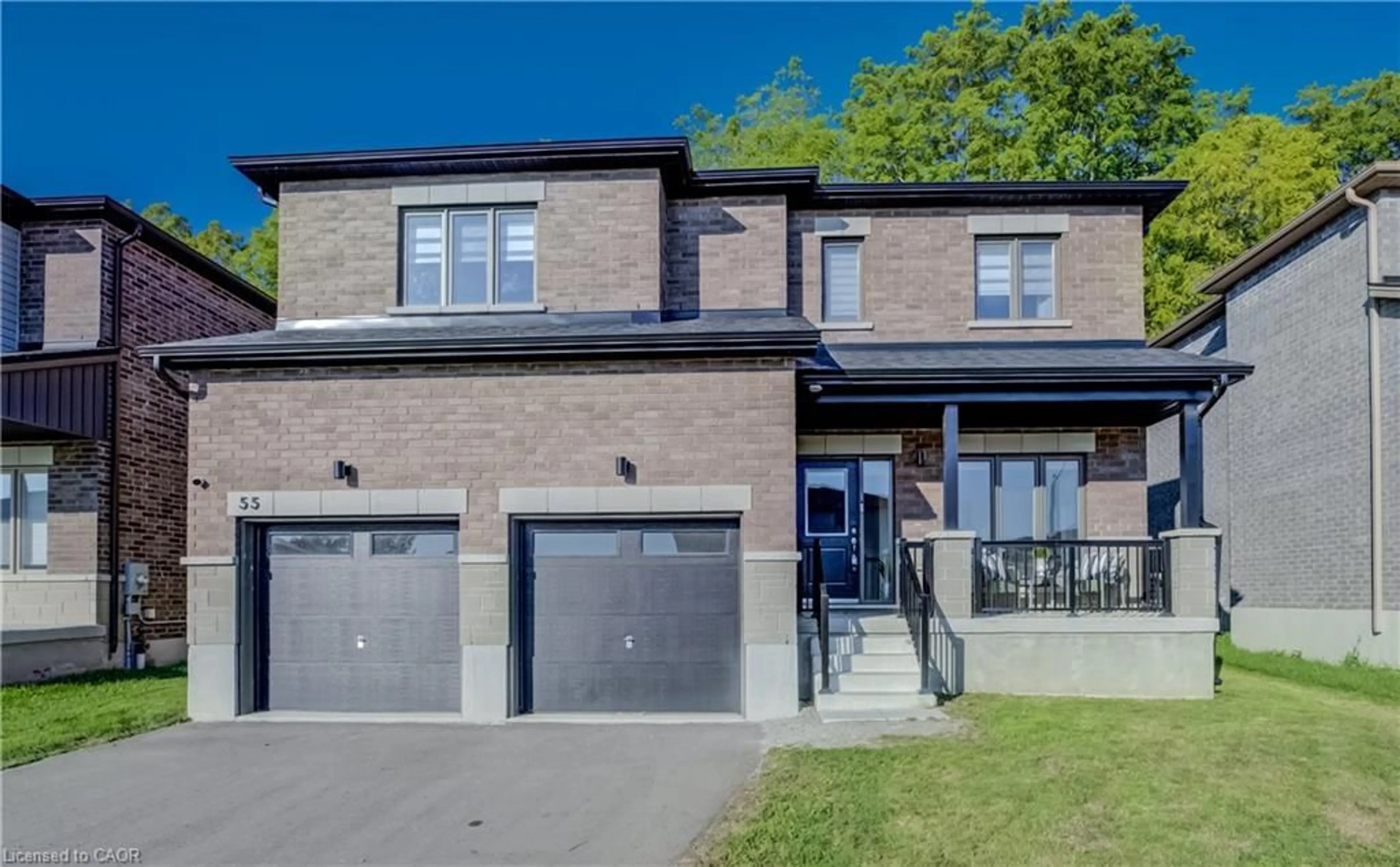 Home with brick exterior material, street for 55 Tulip Cres, Simcoe Ontario N3Y 0G9