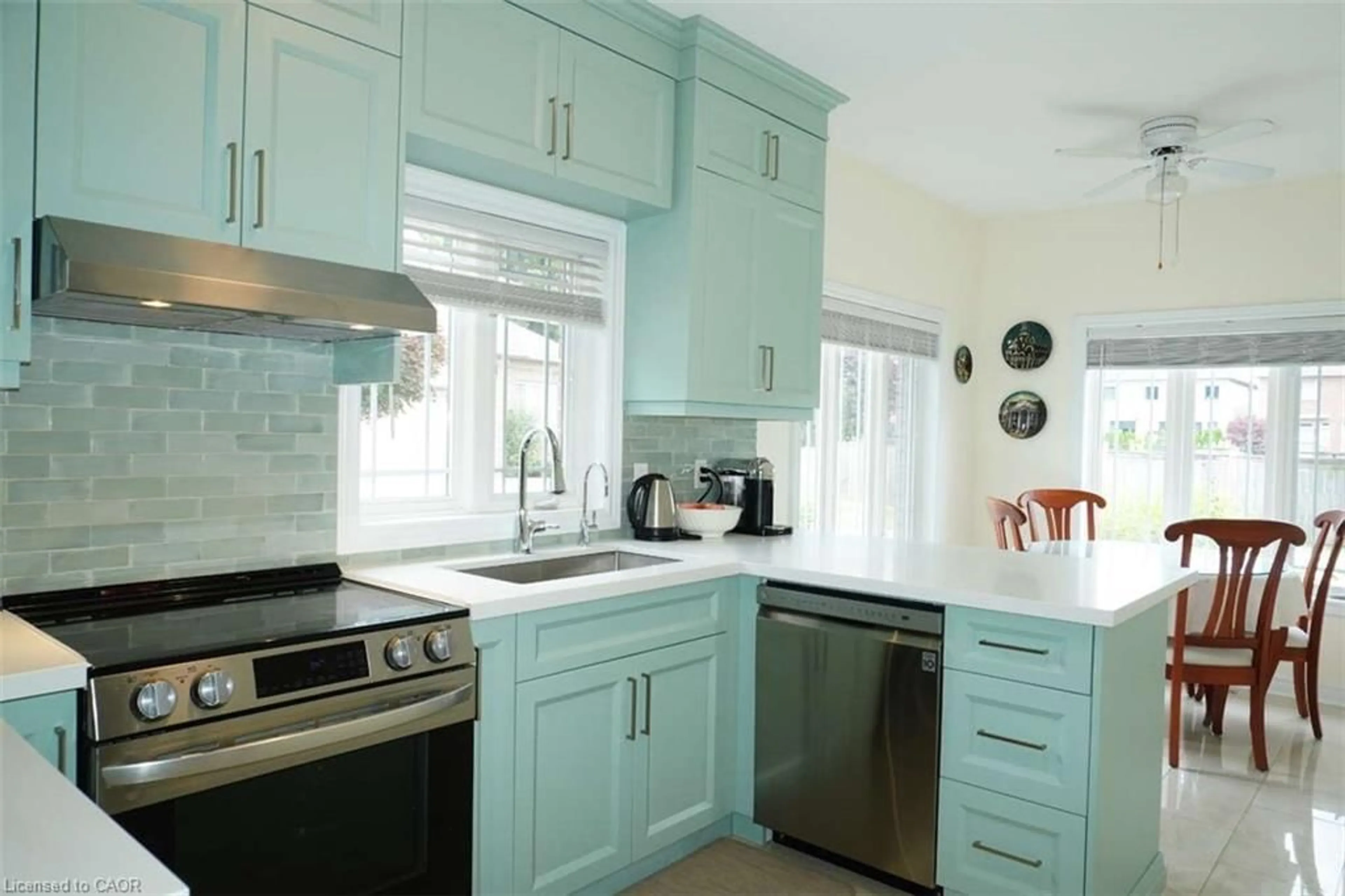 Contemporary kitchen, ceramic/tile floor for 2169 Orchard Rd #33, Burlington Ontario L7L 7J1