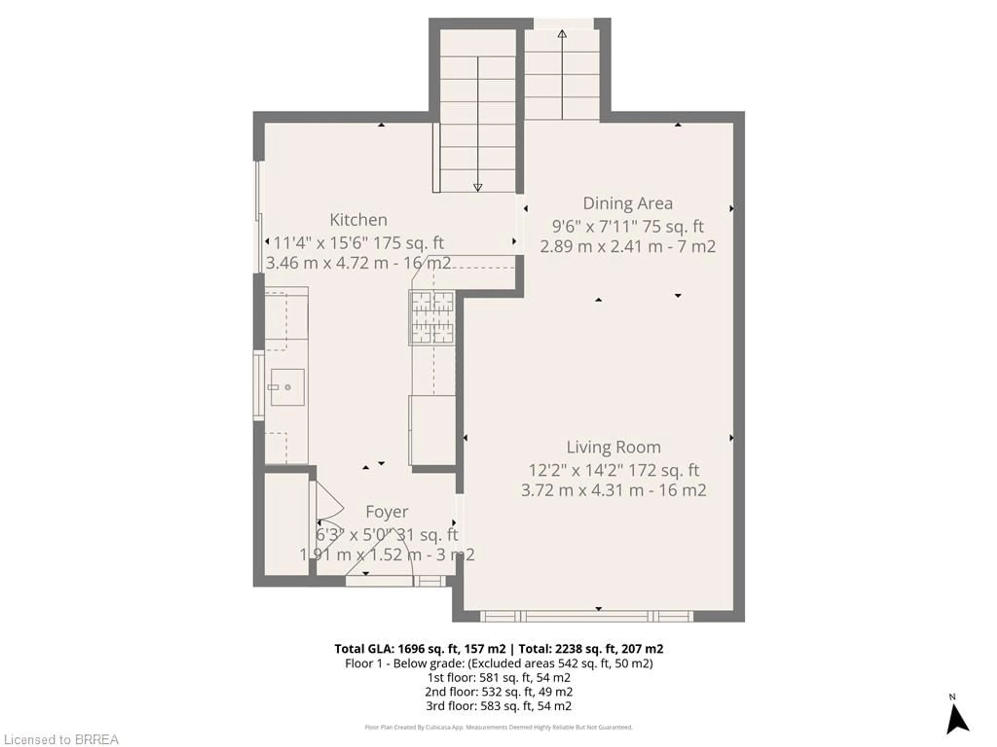 Floor plan for 4 Maple Cres, Paris Ontario N3L 3R4