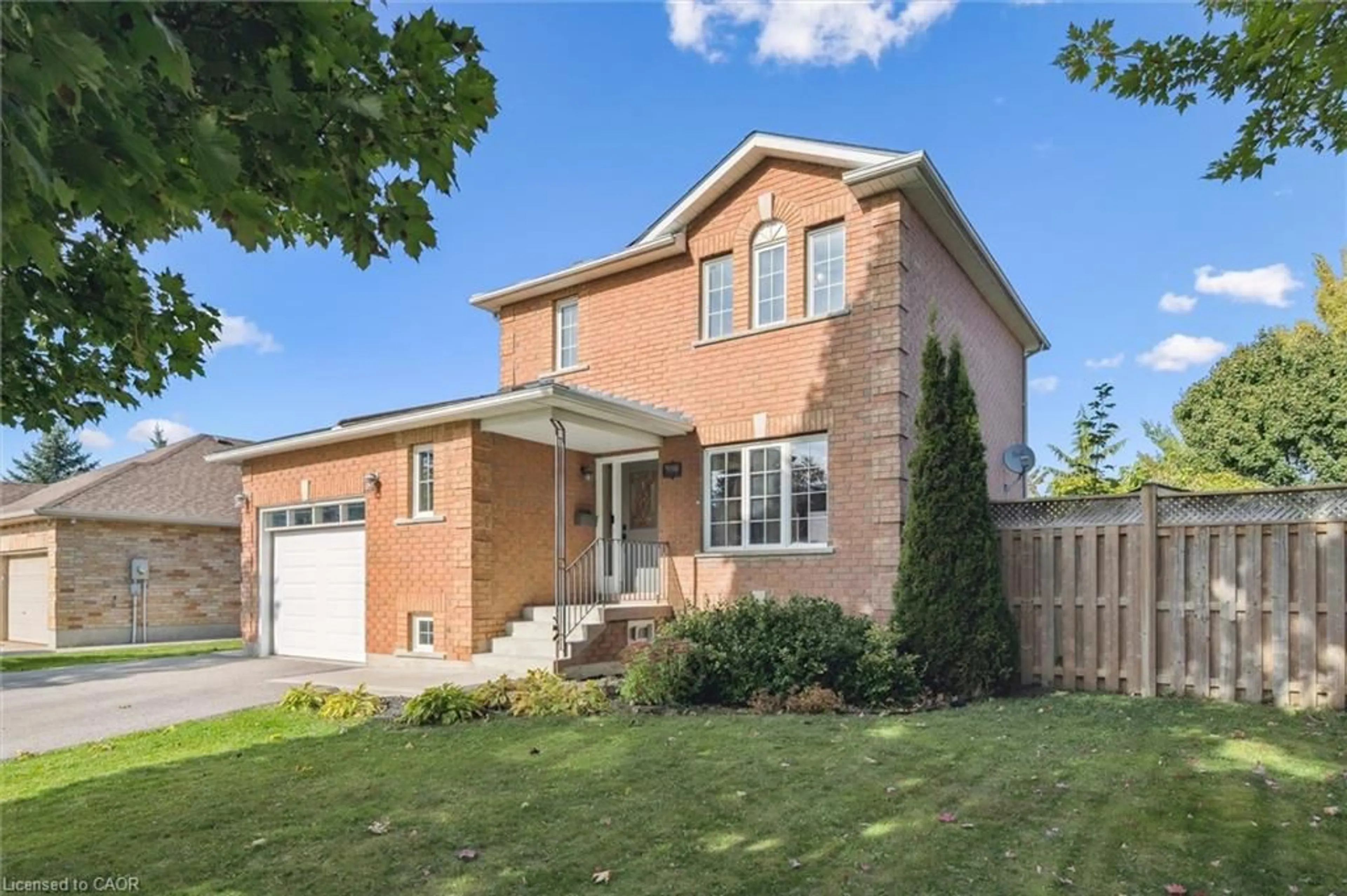 Home with brick exterior material, street for 334 Daniel Cres, Elora Ontario N0B 1S0