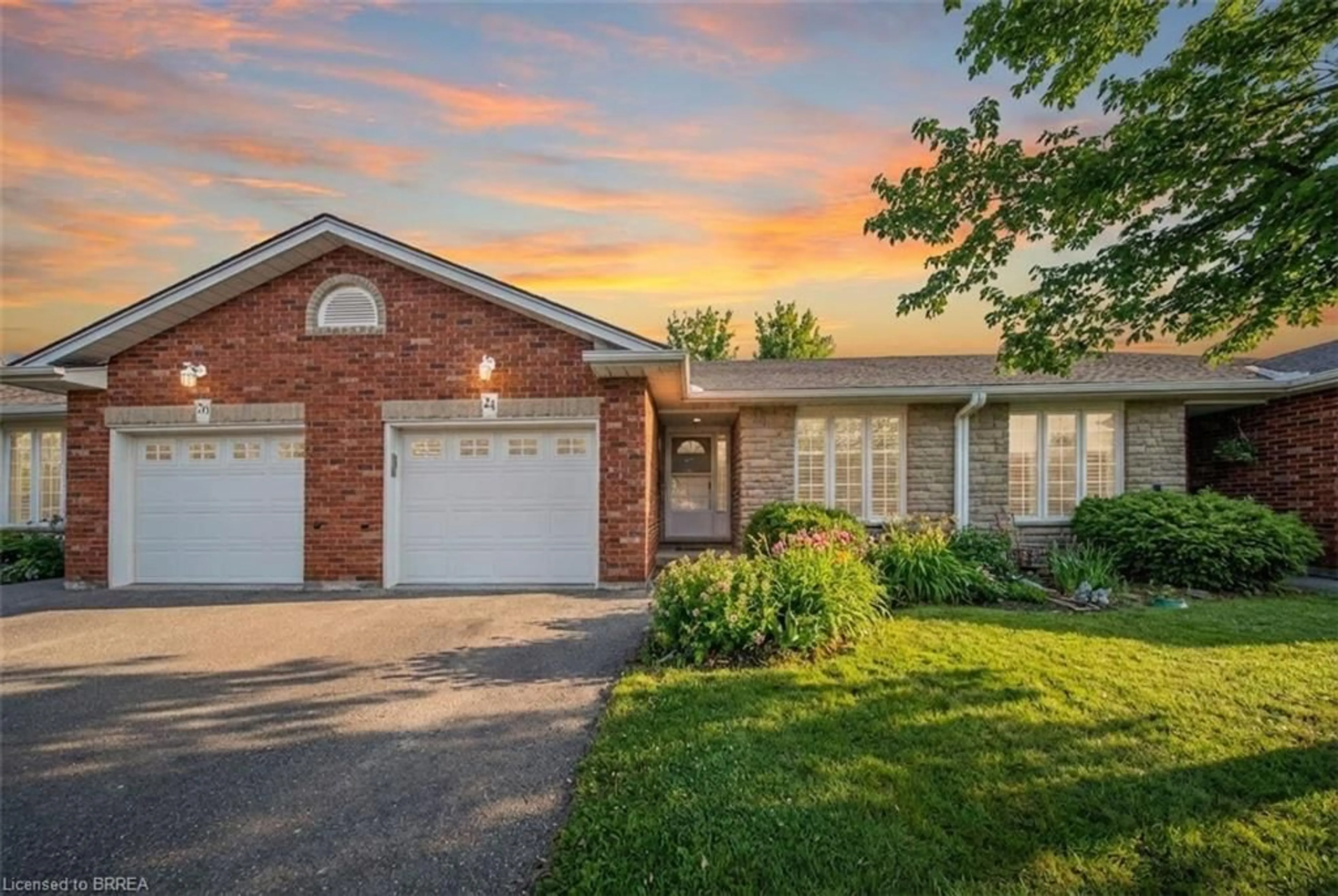 Home with brick exterior material, street for 53 Beverly St #21, St. George Ontario N0E 1N0