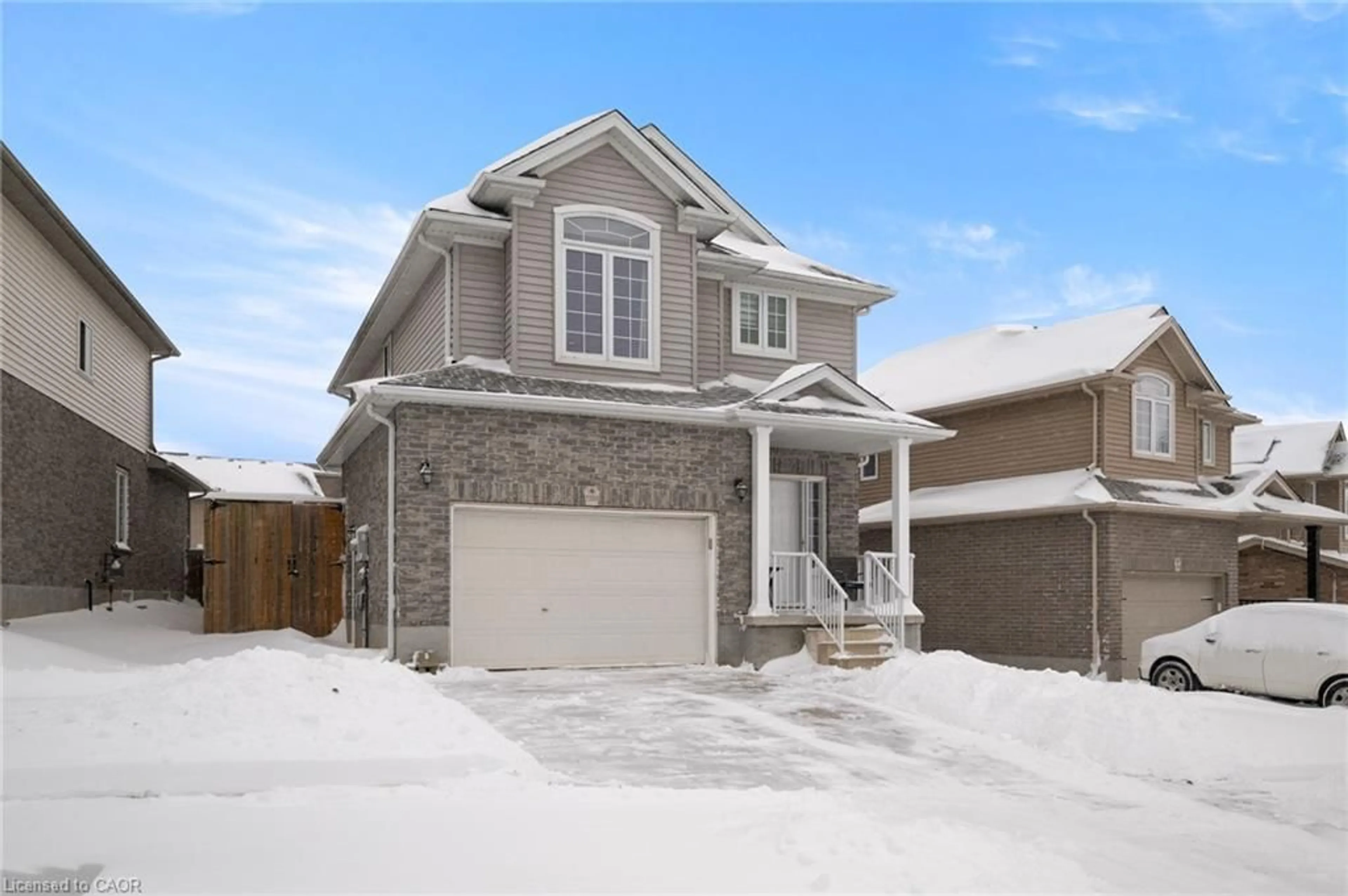 Home with brick exterior material, street for 1293 Old Zeller Dr, Kitchener Ontario N2A 0A2