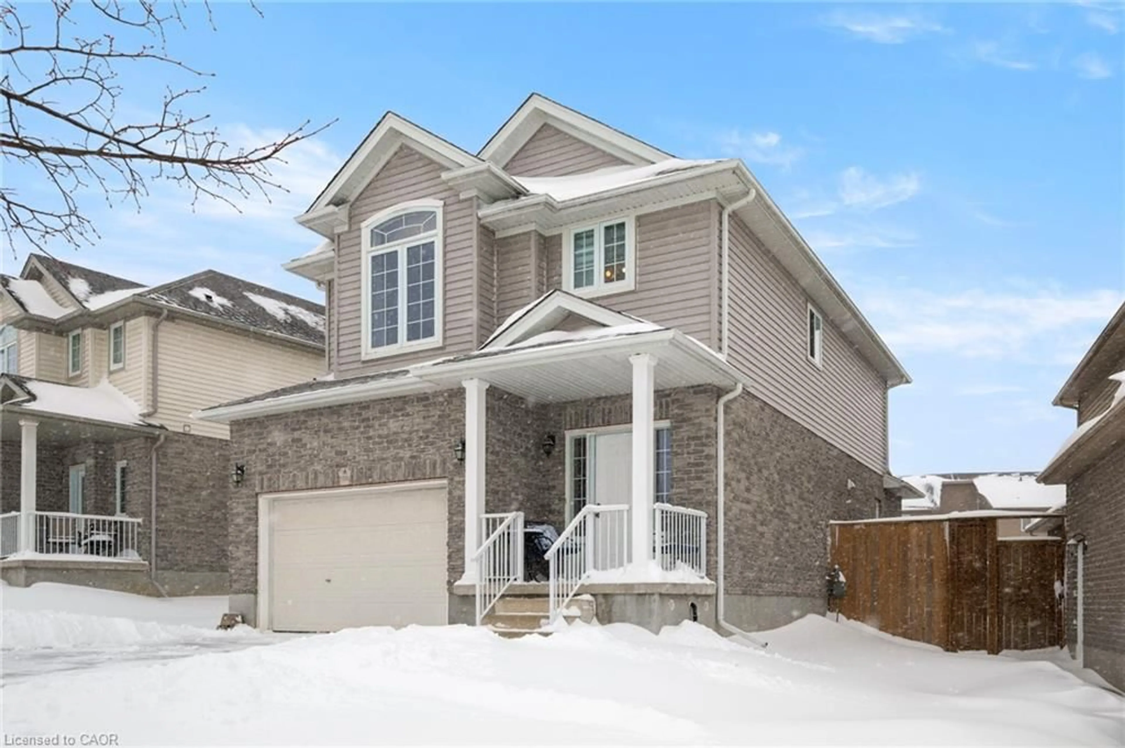 Home with brick exterior material, street for 1293 Old Zeller Dr, Kitchener Ontario N2A 0A2