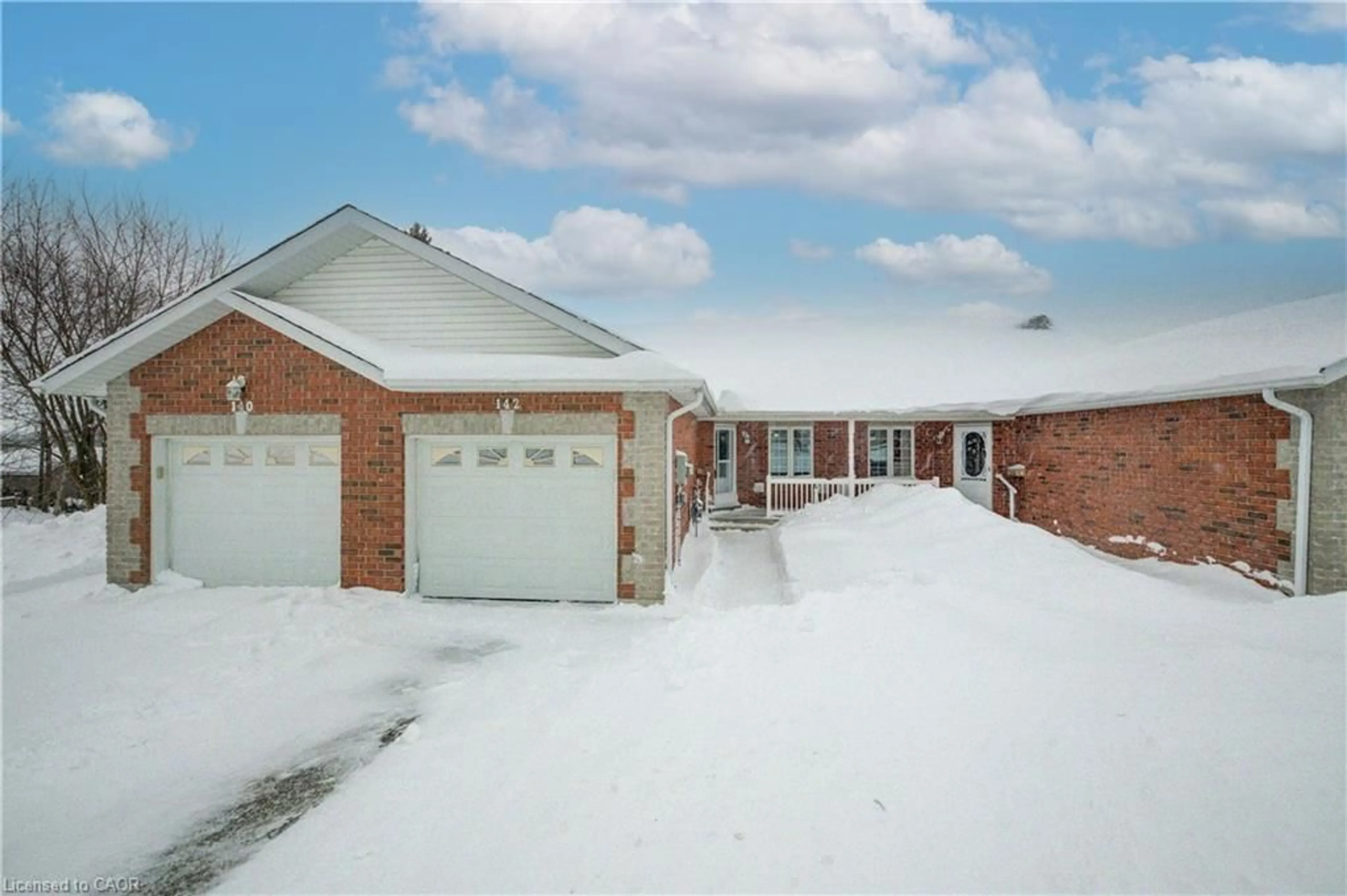 Home with brick exterior material, street for 142 Miller St, Mount Forest Ontario N0G 2L3